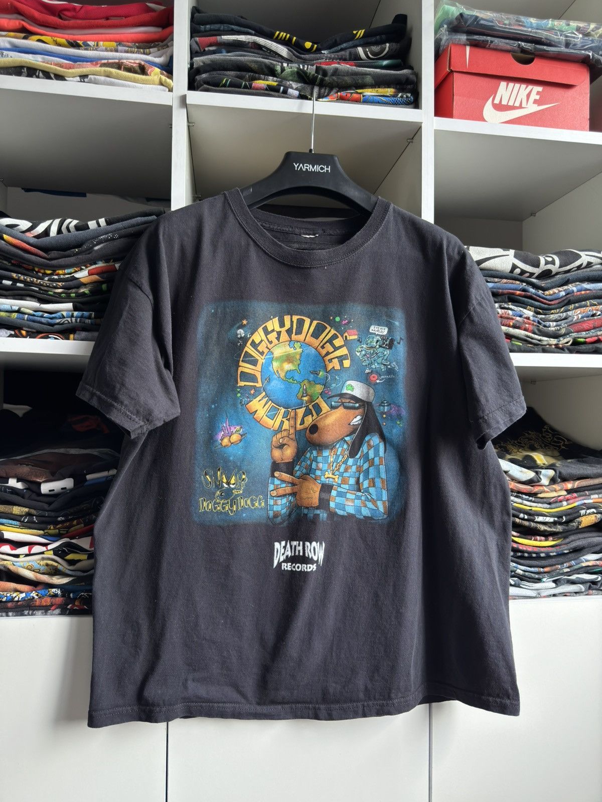 Death Row Records Vintage 2000s Snoop Dog Death Row Doggy Dogg Tee Size US M / EU 48-50 / 2 - 1 Thumbnail