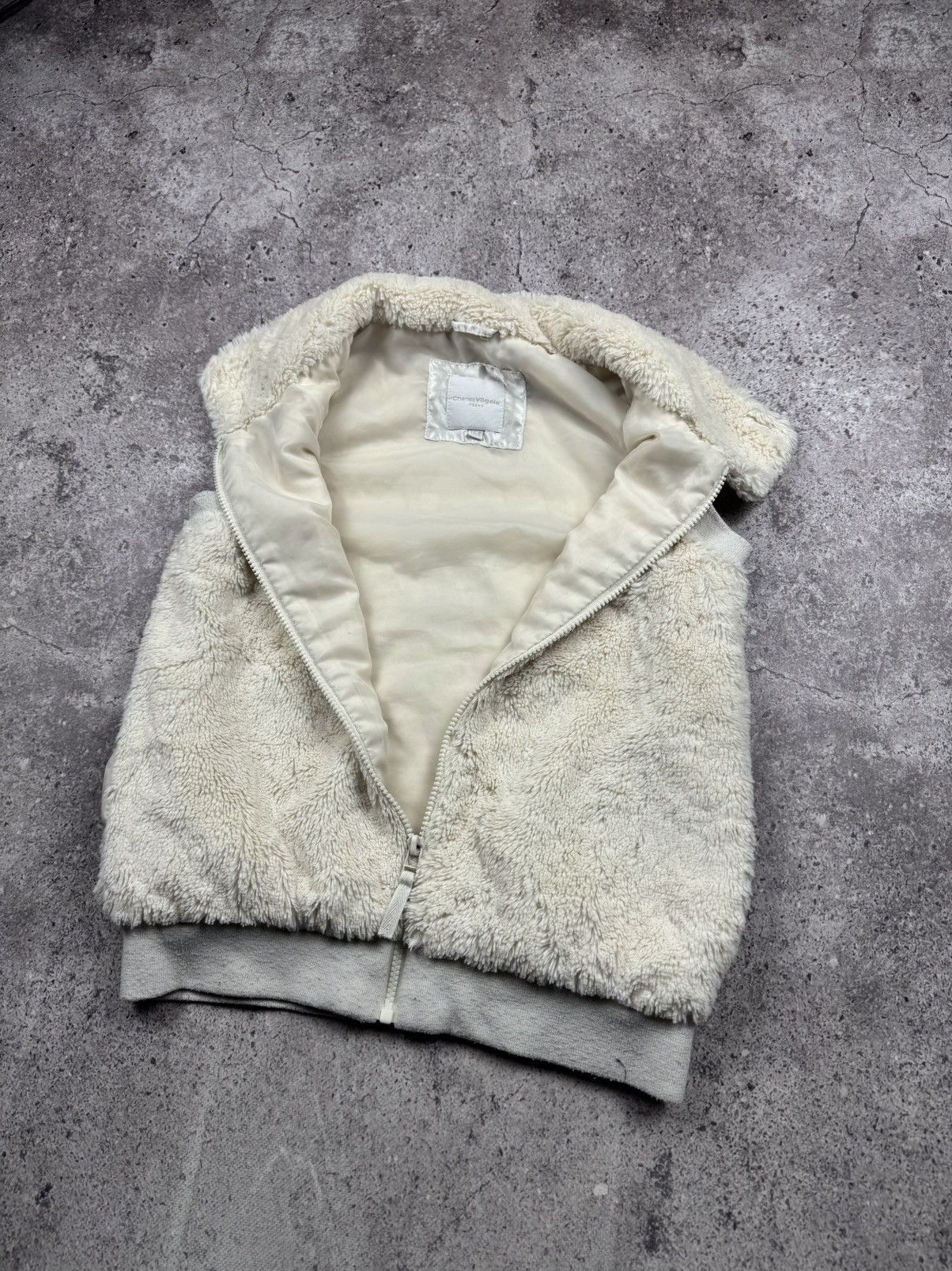 Japanese Brand Vintage Fur Vest Mohair Jacket Yohji LGB Style Japanese Y2K Size US XS / EU 42 / 0 - 3 Thumbnail