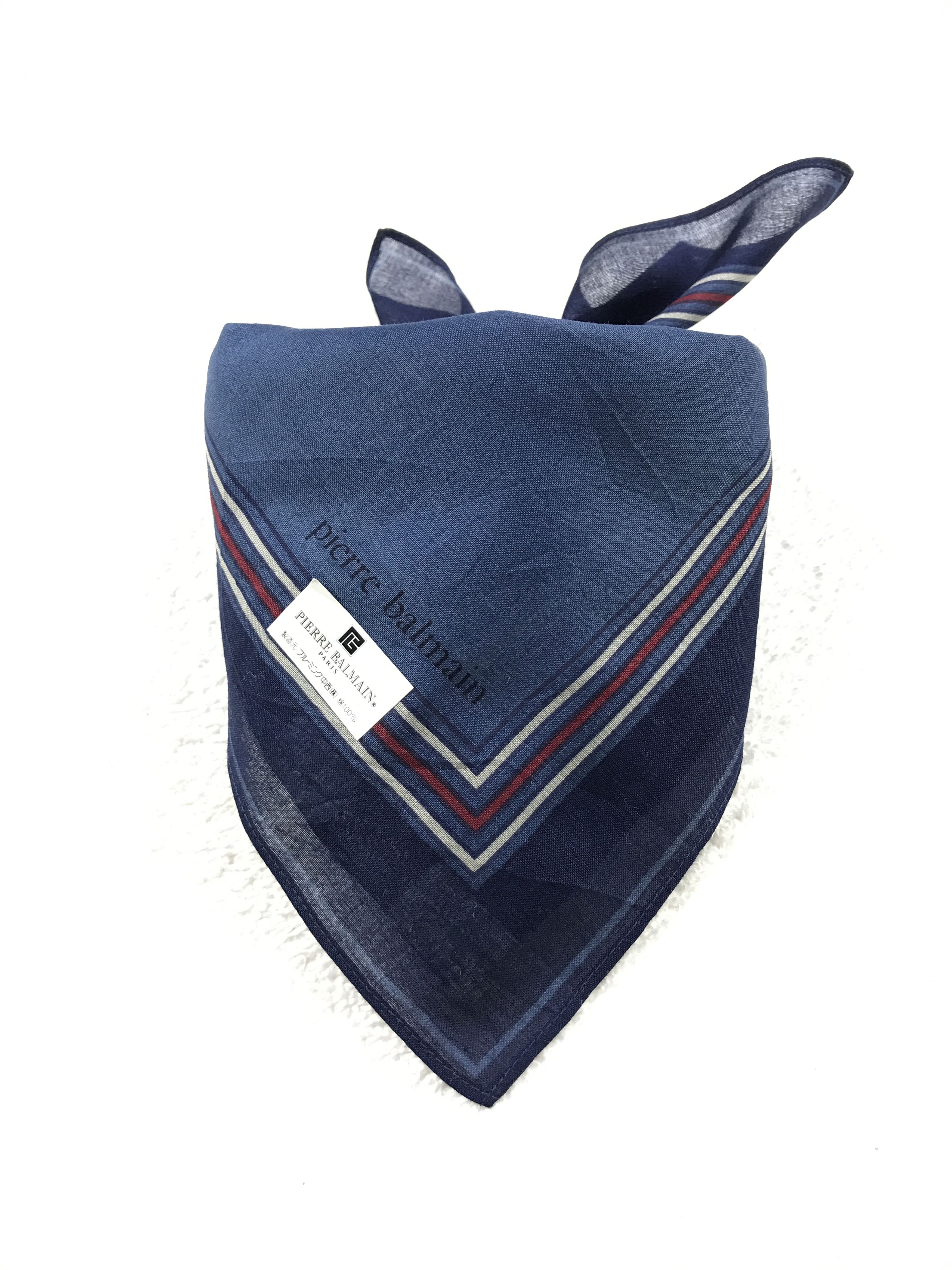 Designer × Pierre Balmain × Vintage Vintage Pierre Balmain Bandana Neckerchief Handkerchief Size ONE SIZE - 3 Thumbnail