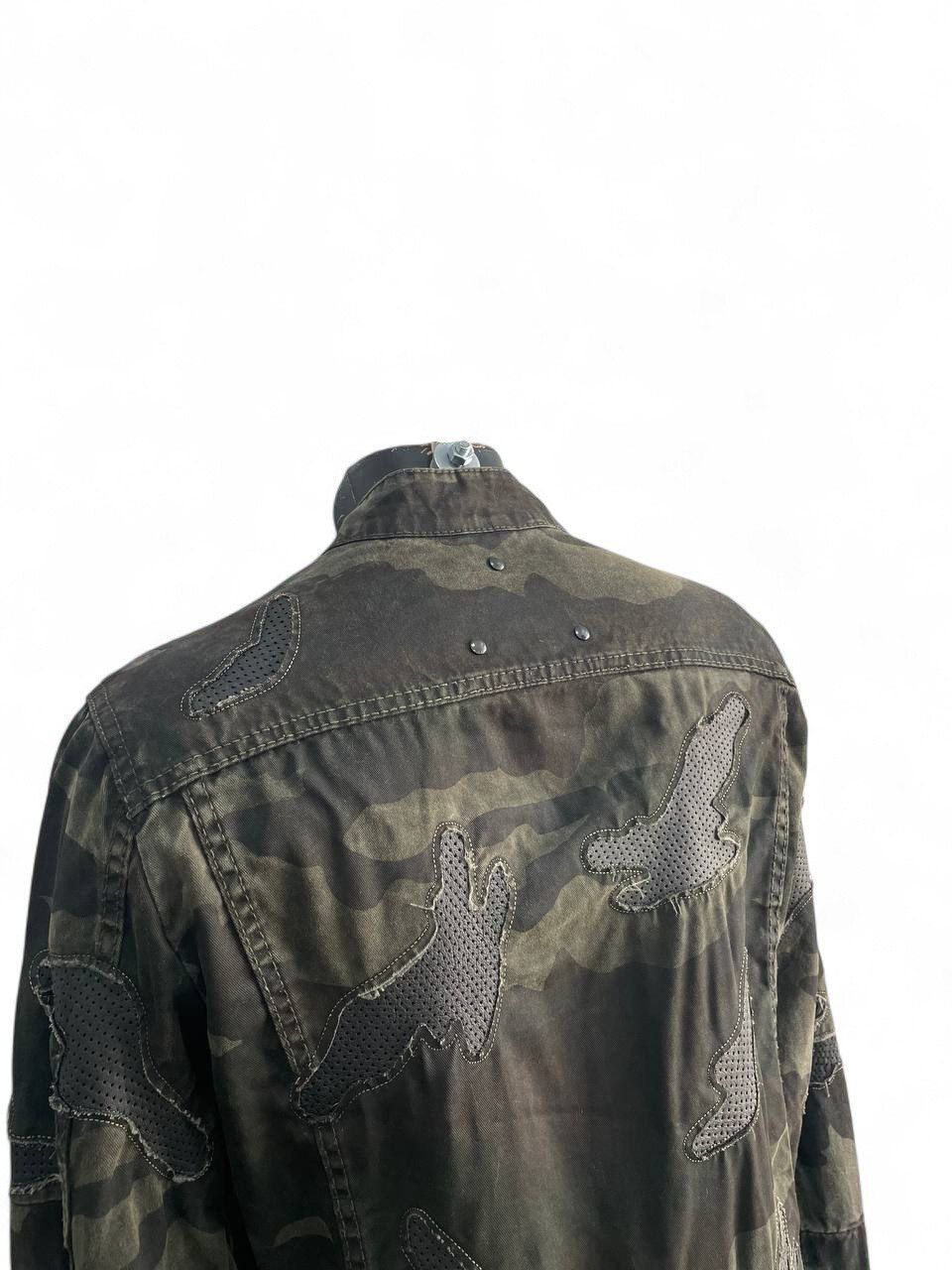 14th Addiction PPFM style camo military jacket distressed patchwork y2k Size US M / EU 48-50 / 2 - 9 Thumbnail