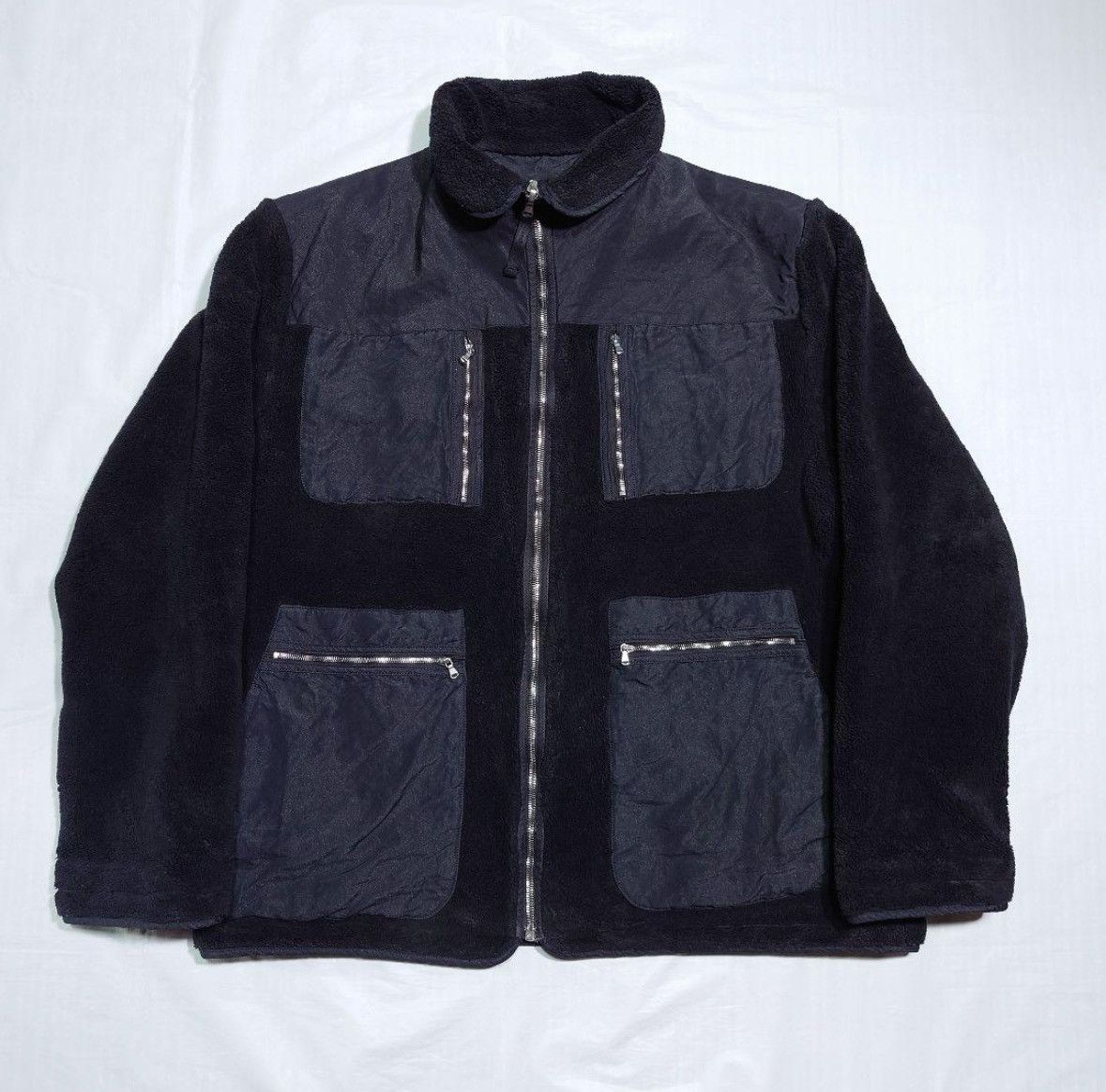 C.P. Company 90s-00s C.P. Company Reversible Boa Jacket  