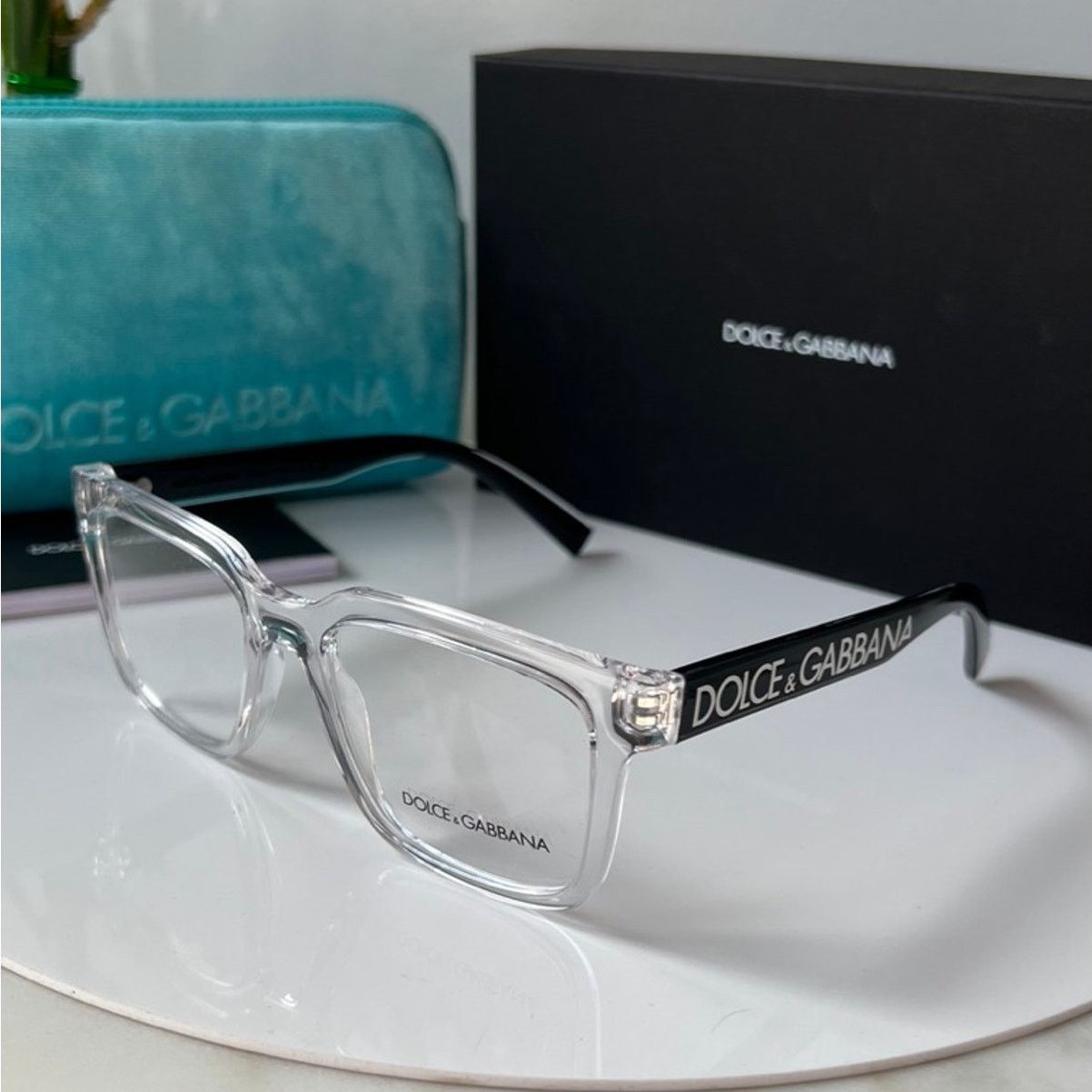 Dolce & Gabbana NEW Dolce Gabbana DG5101 Clear Logo Eyeglasses Frames Size ONE SIZE - 1 Thumbnail