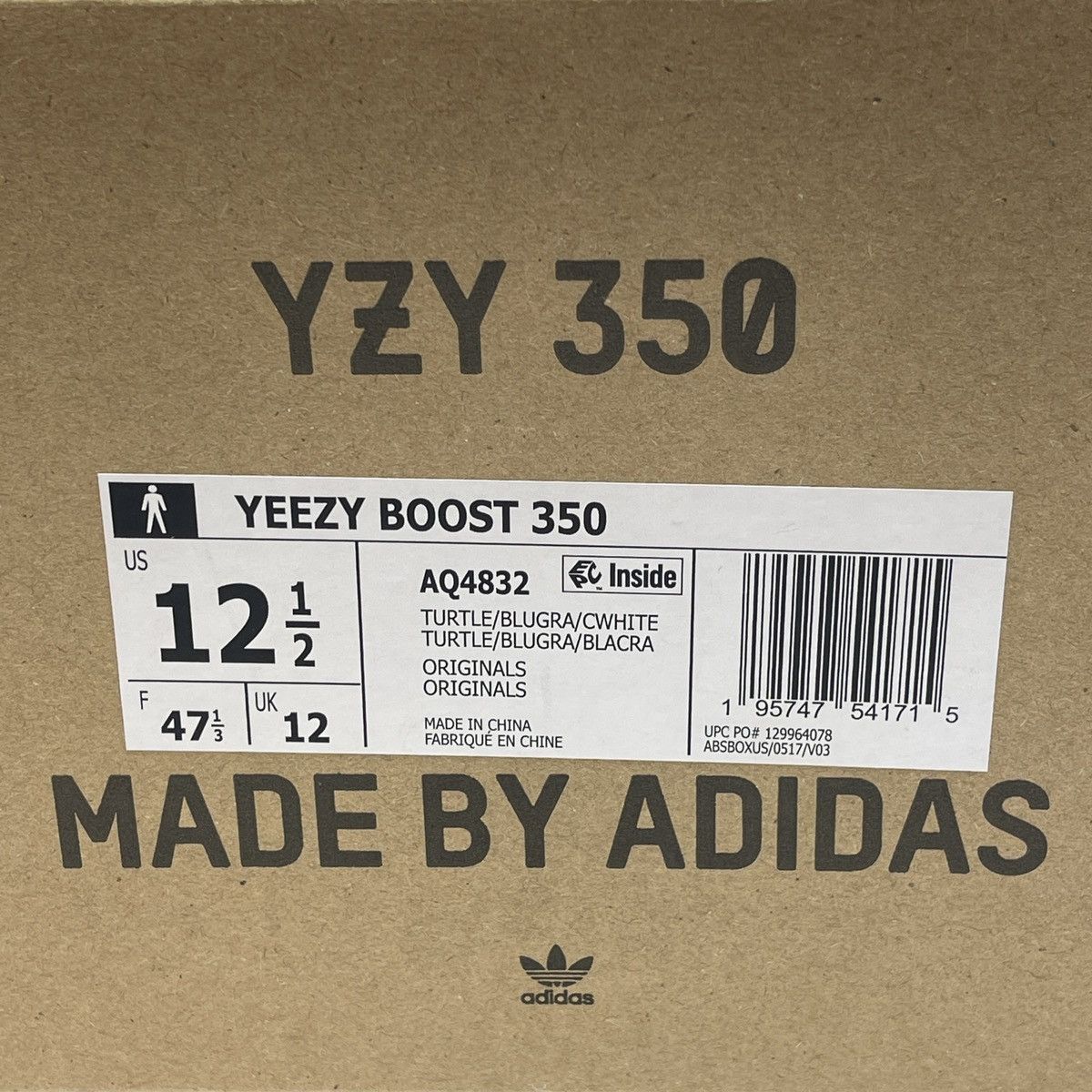 Adidas Yeezy boost 350 turtle dove Size US 12.5 / EU 45-46 - 9 Thumbnail
