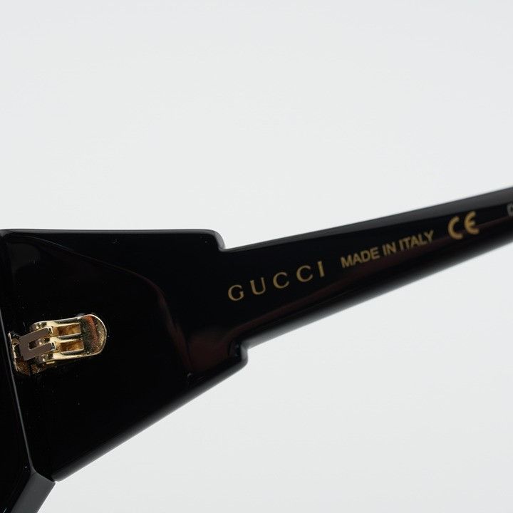 Gucci Gucci GG0875S 001 Sunglasses Black Square Frame, Grey Lenses Size ONE SIZE - 7 Thumbnail