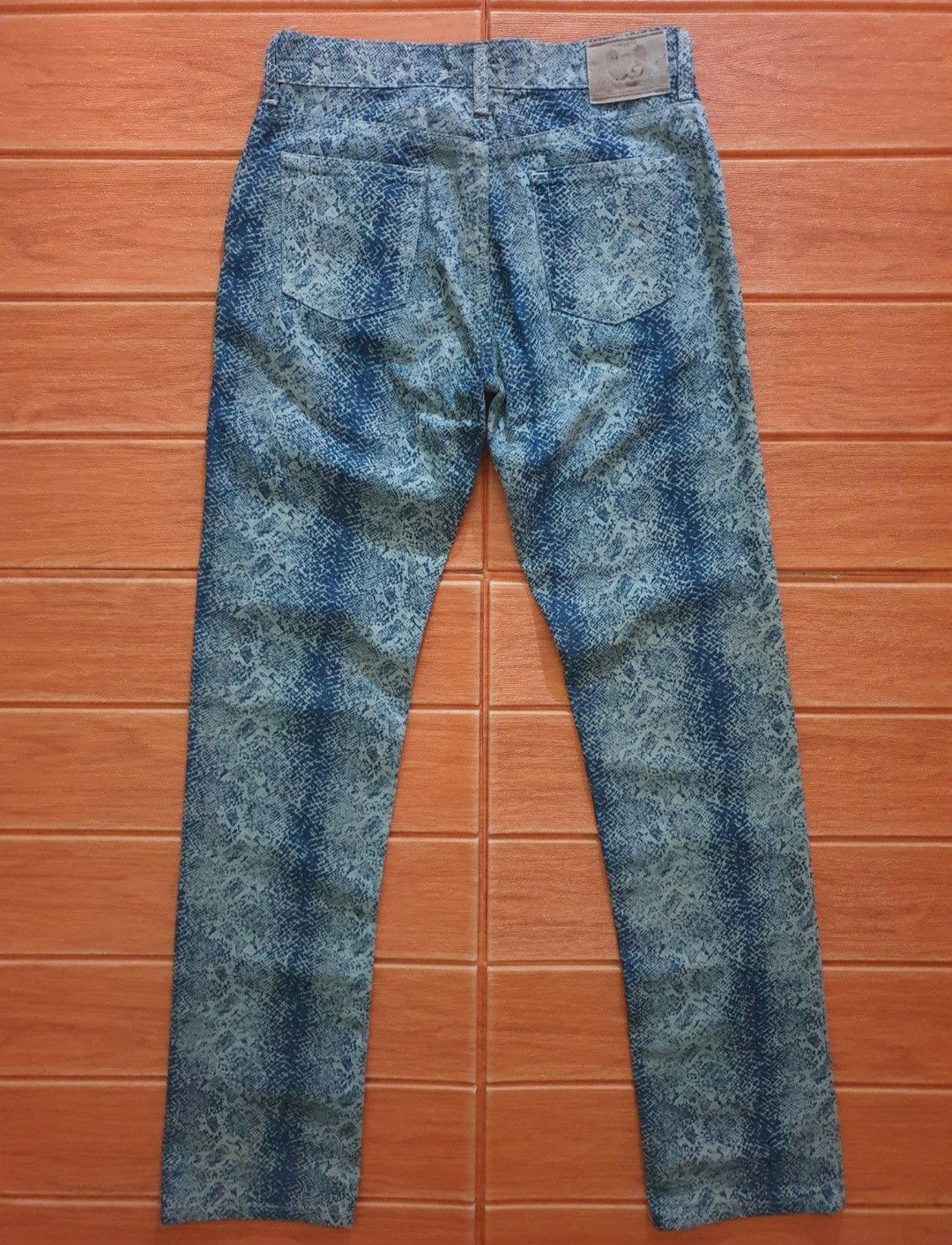 Japanese Brand 💥Wrangler W-girl snake full print japanese pant Size US 27 - 13 Thumbnail