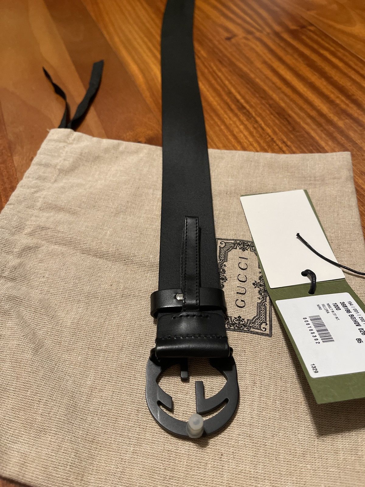 ERD ROSE BUCKLE & BAT BELT SZ 85