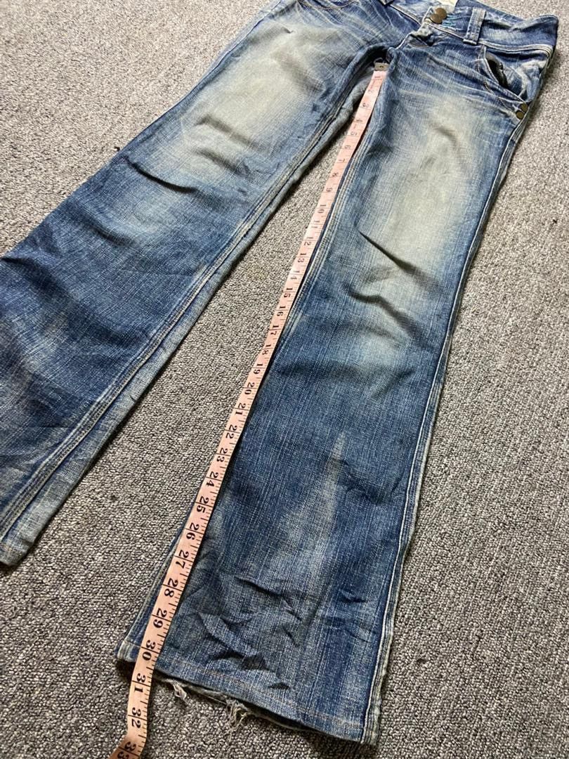 Japanese Brand Brappers Brand Low Rise Light Wash Flare Jeans (184) Size 27" / US 4 / IT 40 - 10 Thumbnail