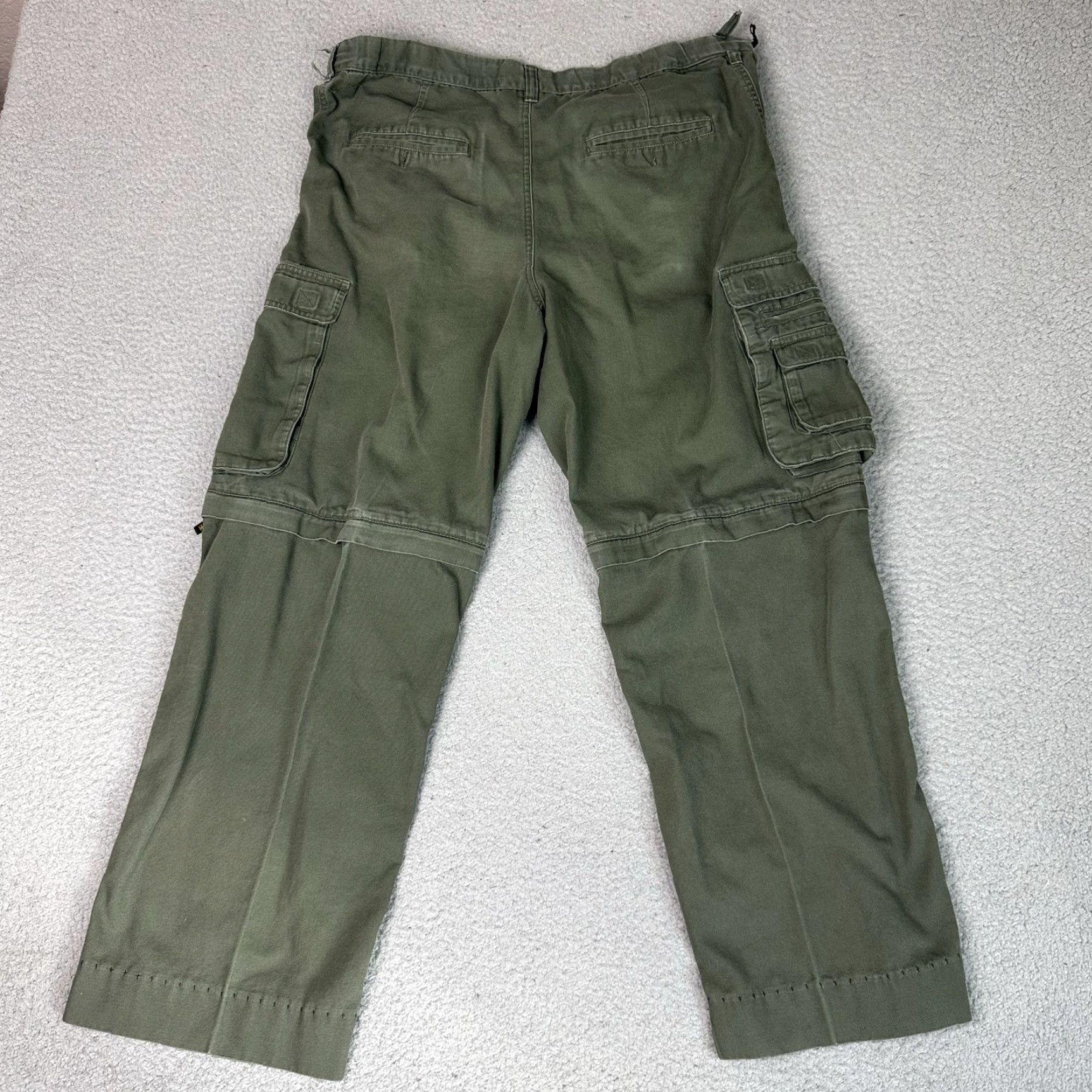 Vintage VINTAGE Boy Scouts of America Pants Men’s 36 Olive Cargo Convertible Outdoor Distressed Mens Size US 36 / EU 52 - 5 Thumbnail