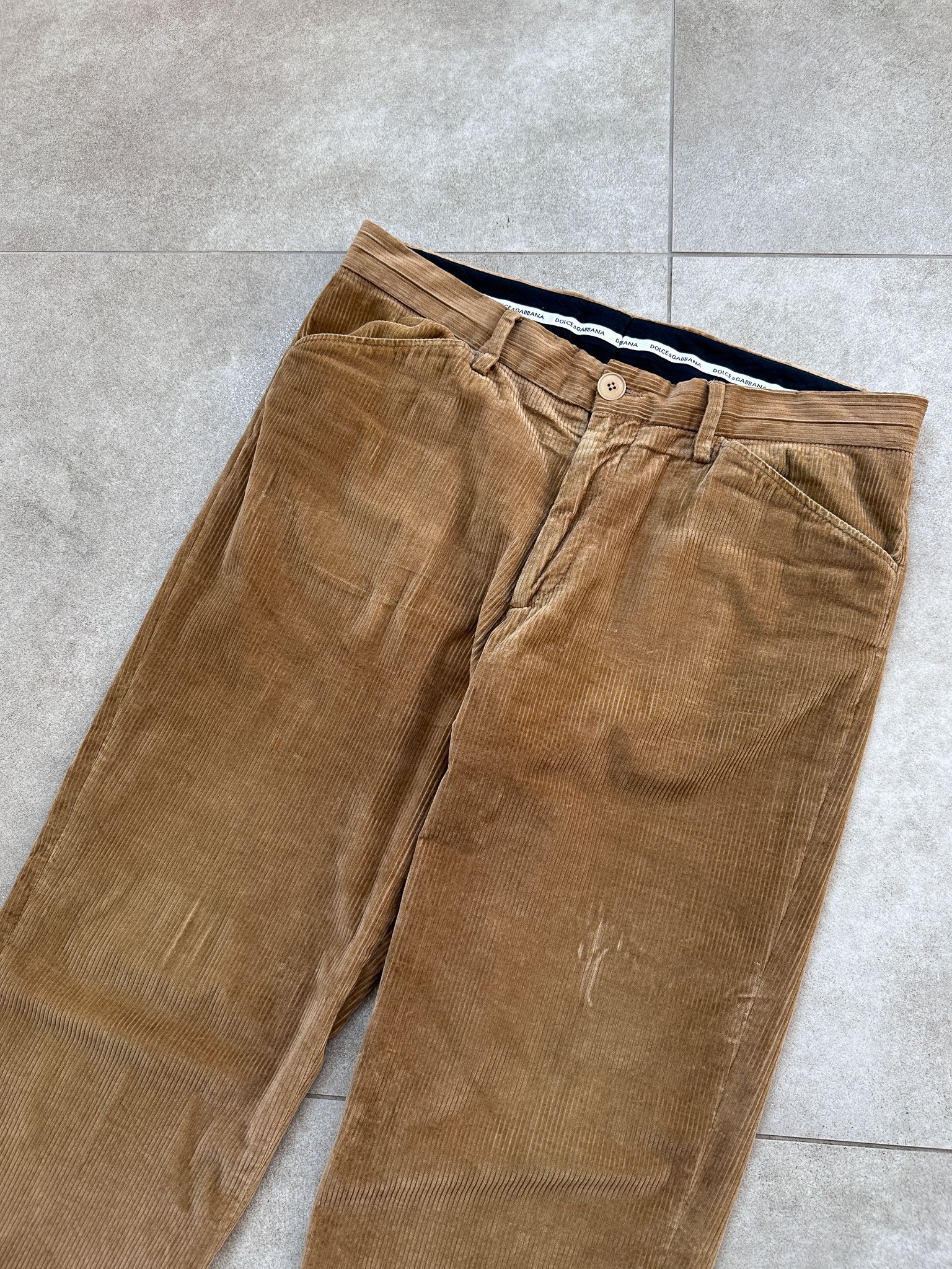 Dolce & Gabbana Vintage Dolce & Gabbana D&G Velvet Pants Trousers Size US 32 / EU 48 - 3 Thumbnail