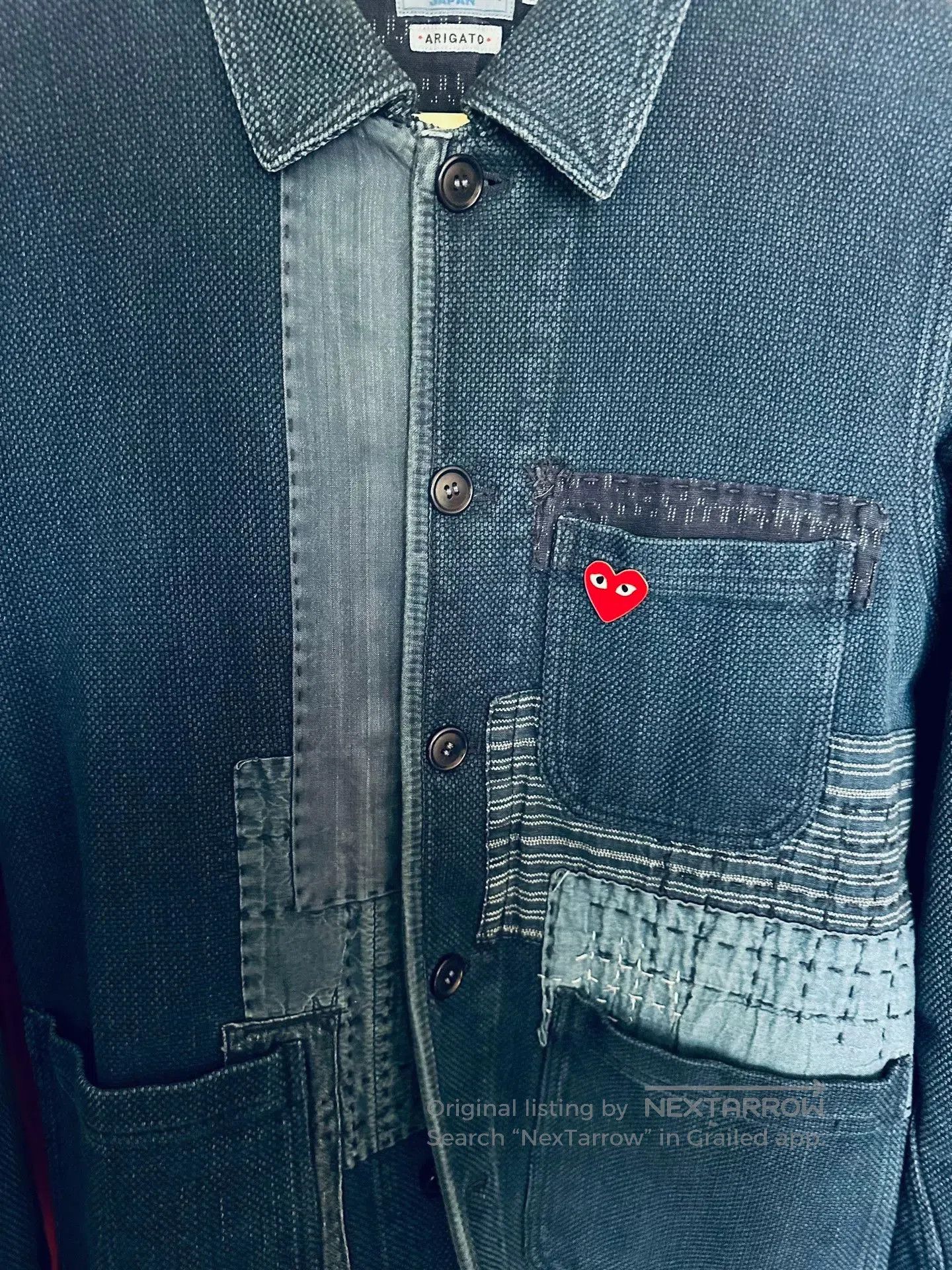 Blue Blue Japan Blue Blue Japan Indigo Sashiko Kendo Jacket. Size US L / EU 52-54 / 3 - 3 Thumbnail