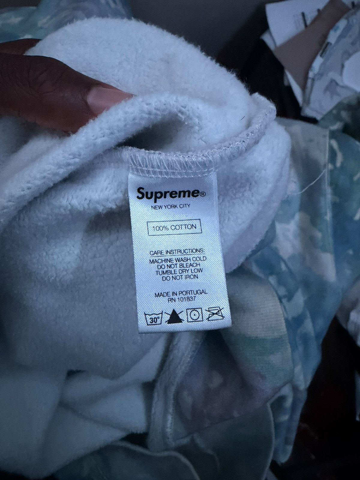 Supreme Supreme Small Box Crewneck 'Watercolor Floral' sweatshirt Size US XL / EU 56 / 4 - 3 Thumbnail