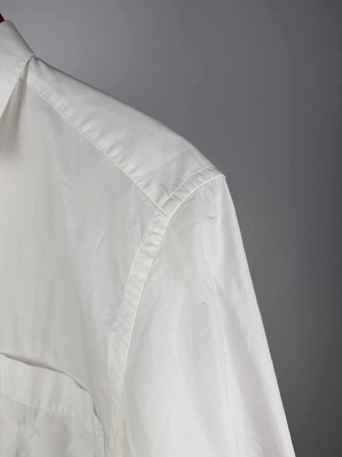 Bally Vintage 00s Bally Luxury Retro white Short sleeve Shirt Size US M / EU 48-50 / 2 - 2 Thumbnail