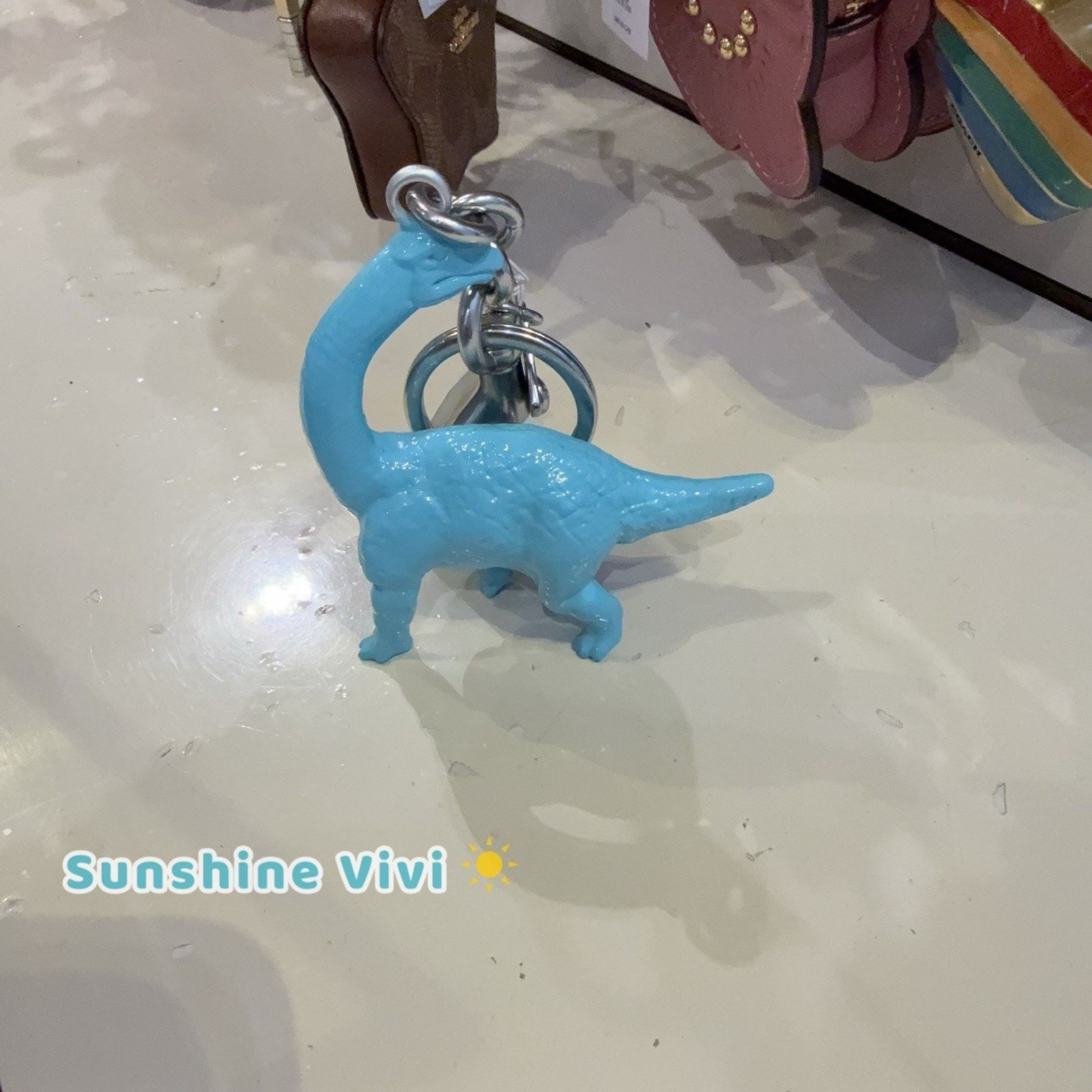 NWT Coach CEB62 Keychain Brachiosaurus dinosaur Bag Charm