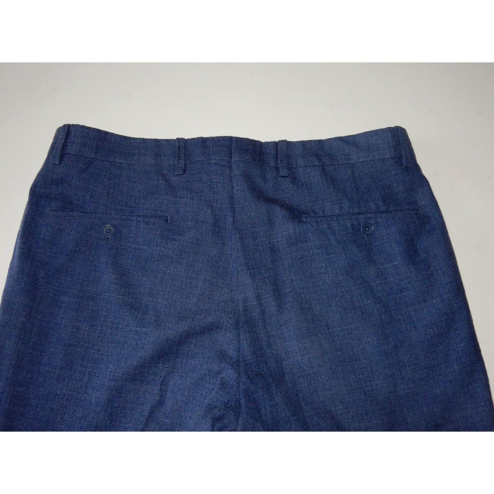 Vintage Vintage Monte Rosso Men's Chino Pants Size 32x26 Blue Italy Cotton Flat Front Size US 32 / EU 48 - 2 Thumbnail