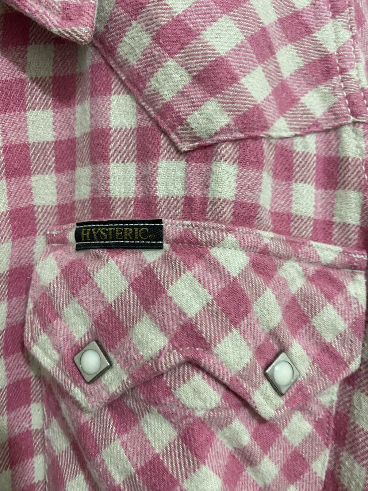 Hysteric Glamour 🖤BLACKFRIDAY🖤Hysteric glamour flannel studed pink Size US M / EU 48-50 / 2 - 4 Thumbnail