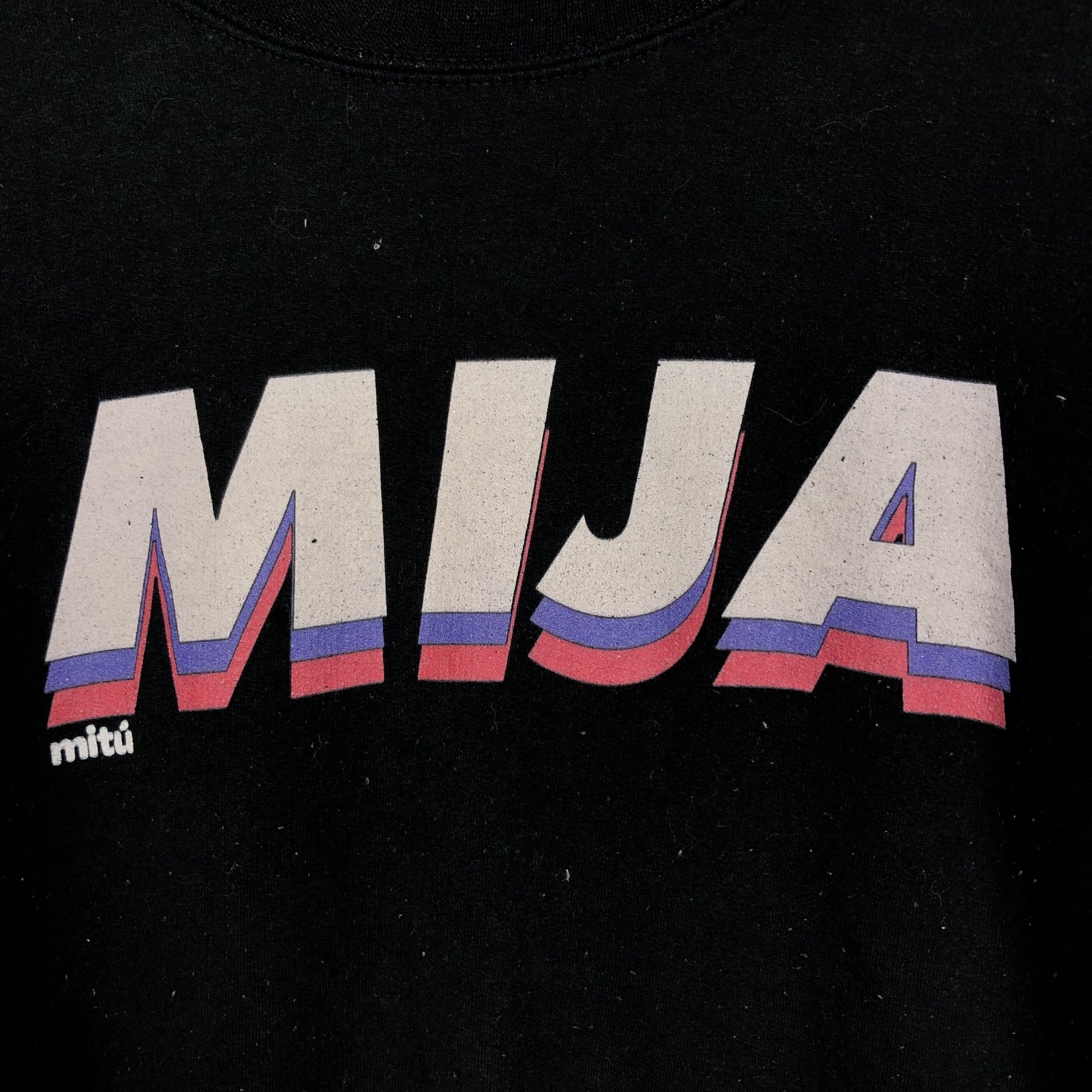 Japanese Brand 📌Vintage Sweatshirt Mija Big Logo Spell Out Issey Miyake Size US L / EU 52-54 / 3 - 13 Thumbnail