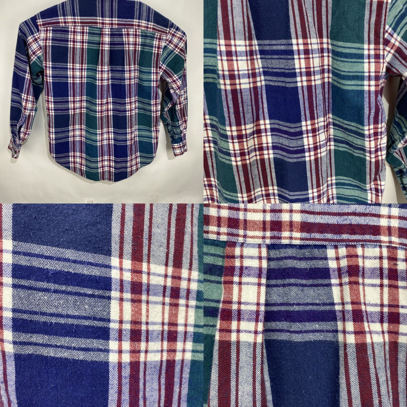 American Eagle Outfitters AMERICAN EAGLE Rugged Tradition Plaid Flannel Shirt M Button Long Sleeve Blue 100% Cotton Casual Outdoors Mens College Size US M / EU 48-50 / 2 - 8 Thumbnail
