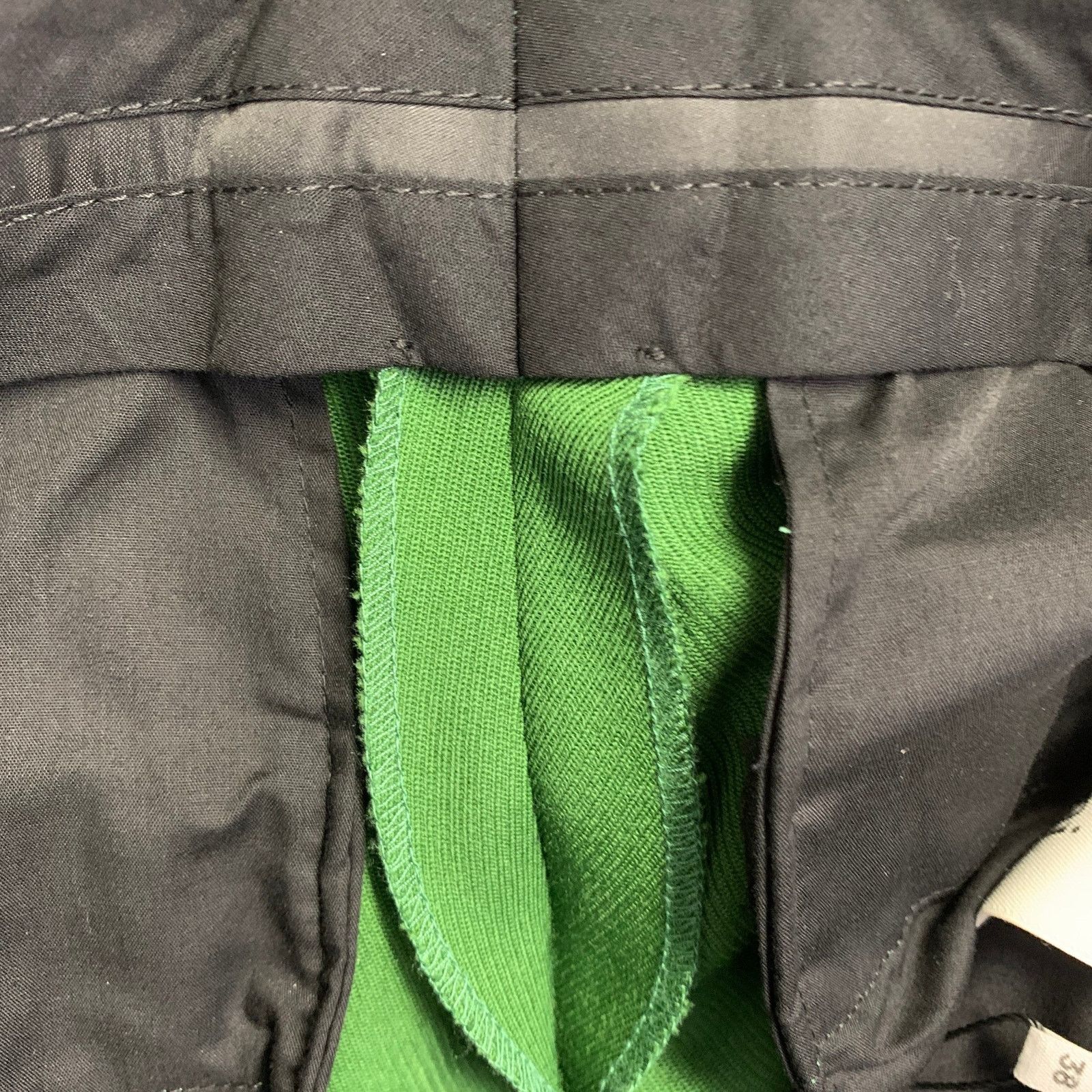 AMI AMI by ALEXANDRE MATTIUSSI Green Wool Zip Fly Dress Pants Size US 28 / EU 44 - 7 Thumbnail