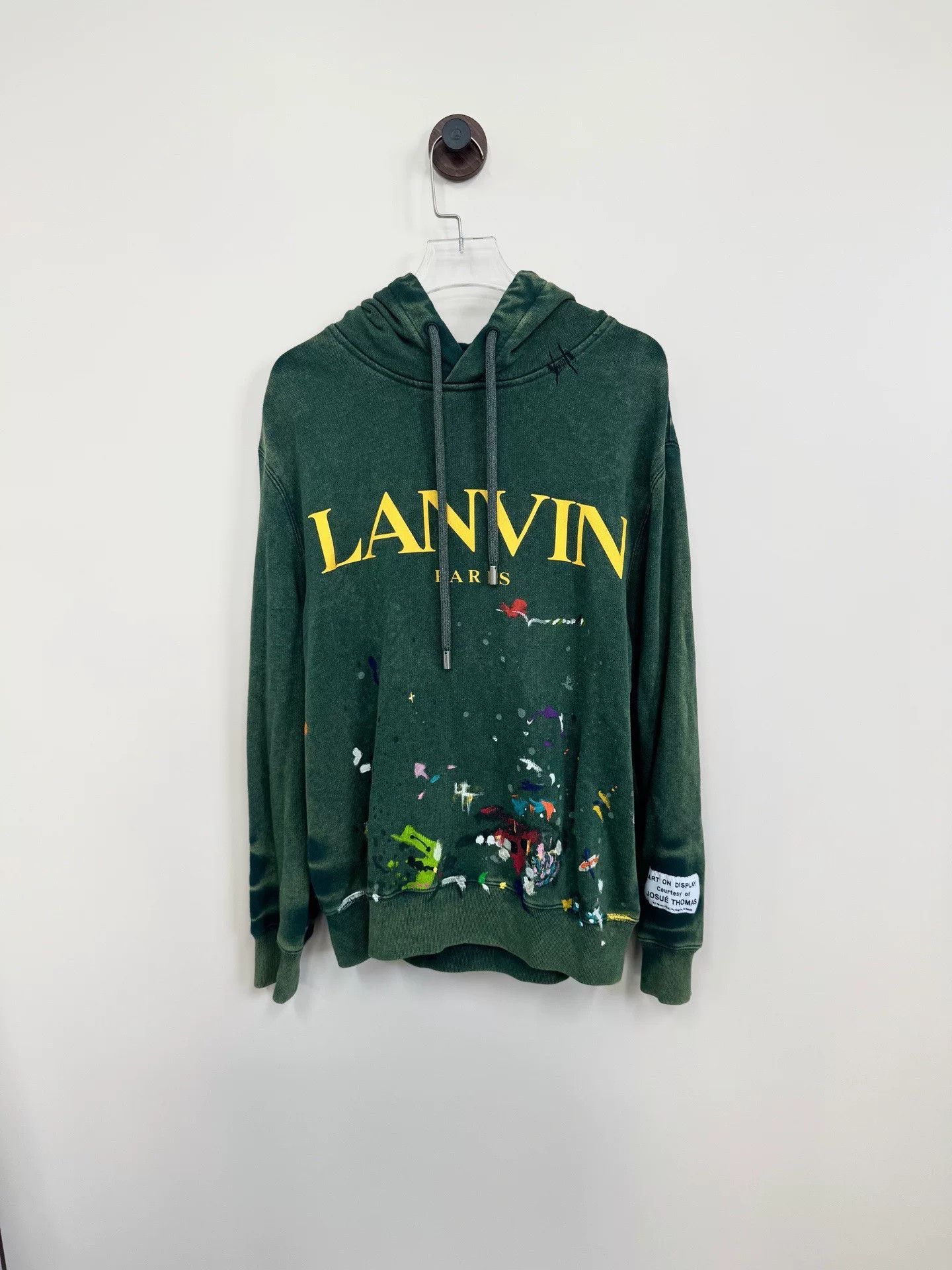 Lanvin lanvin x gallery dept. green hoodie Size US S / EU 44-46 / 1 - 1 Thumbnail
