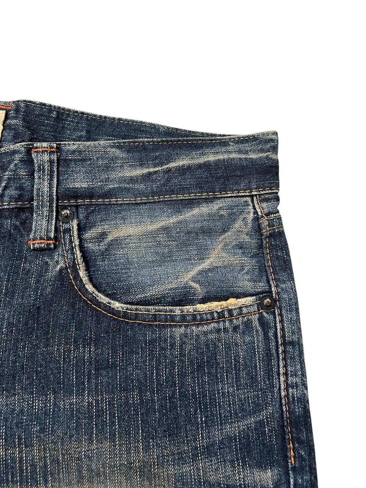 Edwin × Kapital × Vintage Vintage Edwin Flare Japanese Punk Style Denim Jeans Size US 33 - 7 Thumbnail