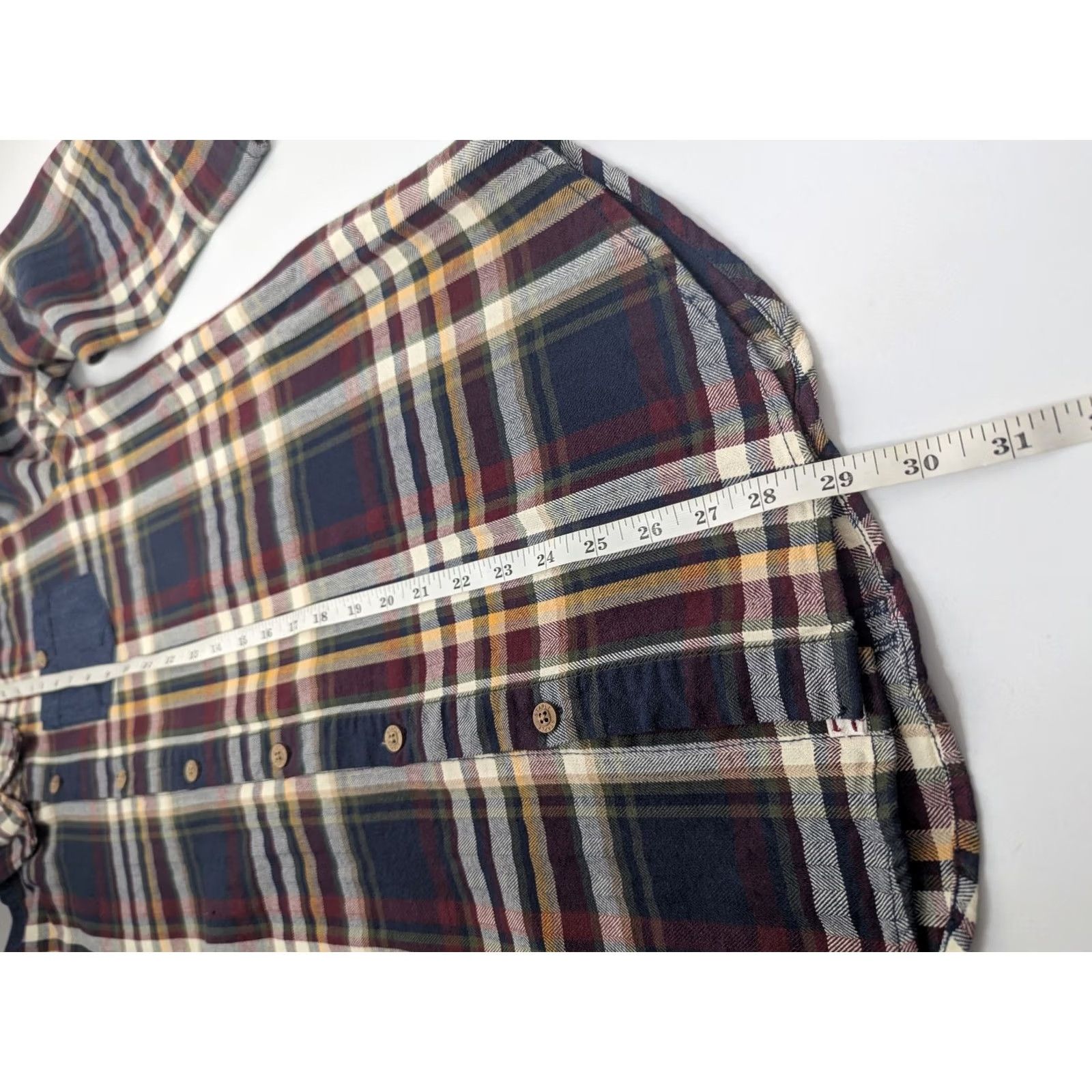 Vintage Staple Rugged Outdoors Plaid Chambray Button Down Shirt Mens M Cotton Size US M / EU 48-50 / 2 - 5 Thumbnail