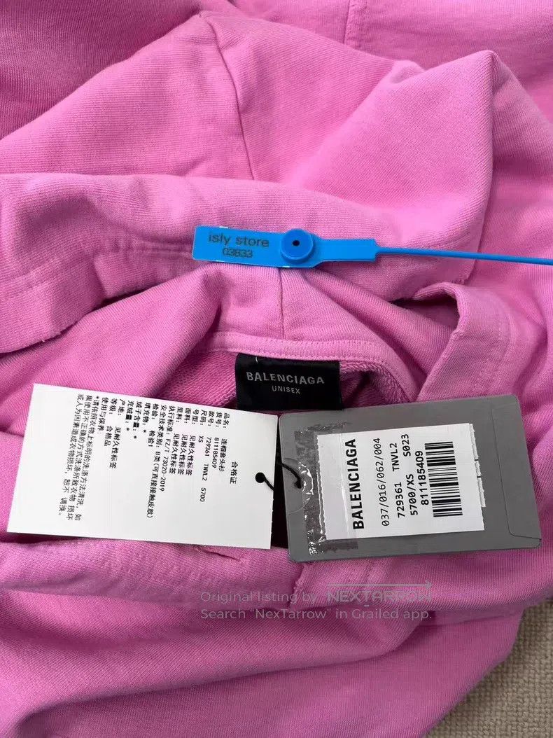 Balenciaga Balenciaga Solid Color Hooded Long Sleeve Sweatshirt Size US XS / EU 42 / 0 - 4 Thumbnail