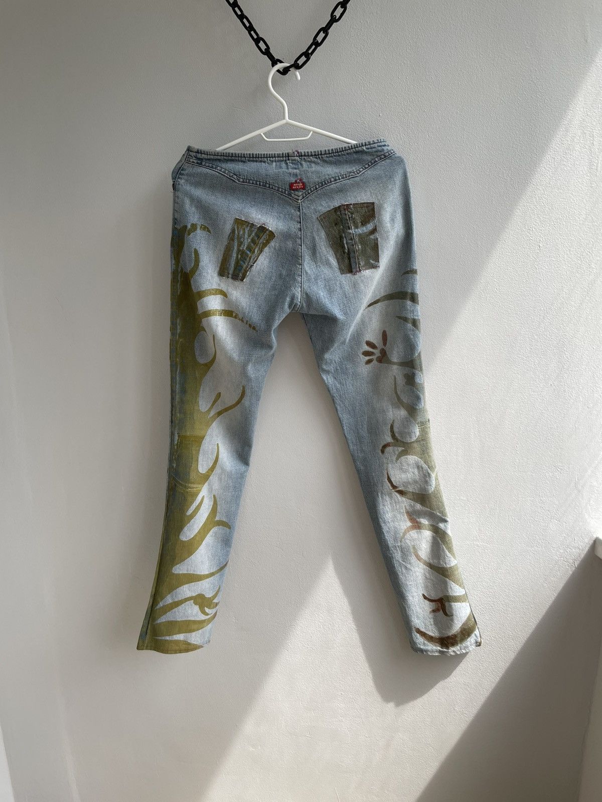 Miss Sixty Vintage Miss Sixty Rare Y2K Floral Print Skinny Denim Jeans Size 28" / US 6 / IT 42 - 12 Thumbnail