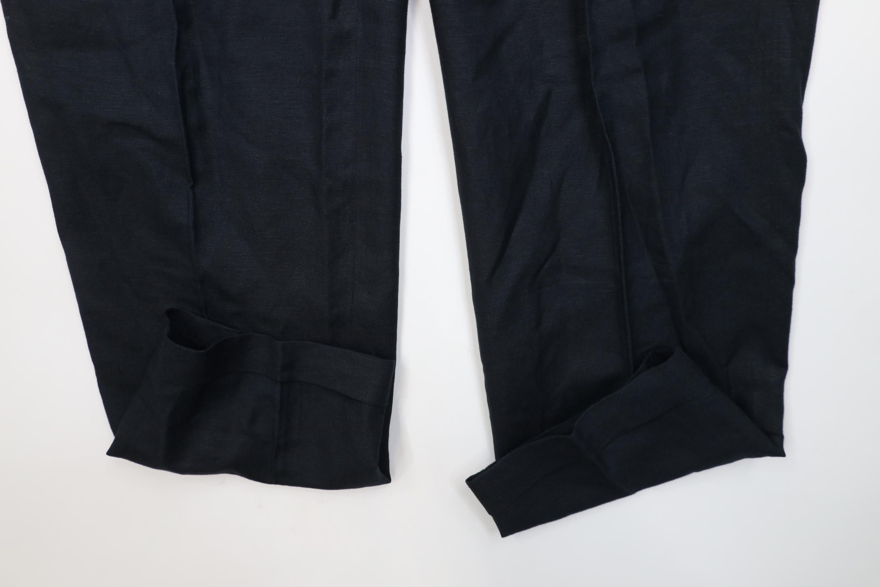 Vintage Vintage 90s Streetwear Gabardine Blend Chino Pants Black Size US 34 / EU 50 - 5 Thumbnail