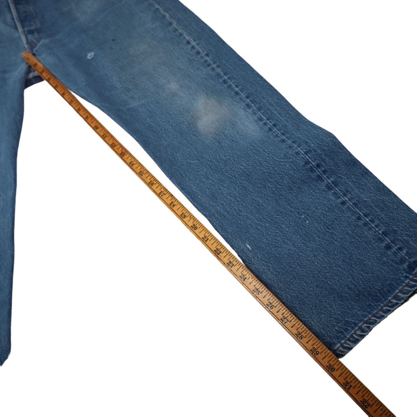 Levi's × Vintage Vintage USA Made Levis 501 Distressed Denim Jeans Size US 34 / EU 50 - 7 Thumbnail