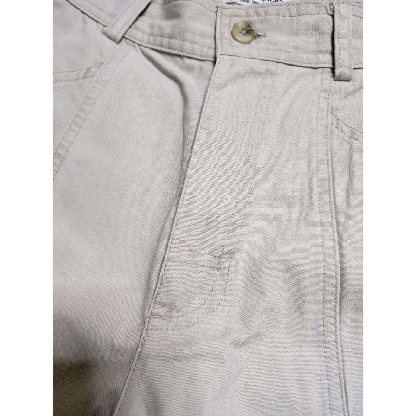 Vintage VINTAGE Columbia 90s Womens Hiking Shorts High Rise Utility 8 Beige Distressed Size 30" / US 8 / IT 44 - 7 Thumbnail