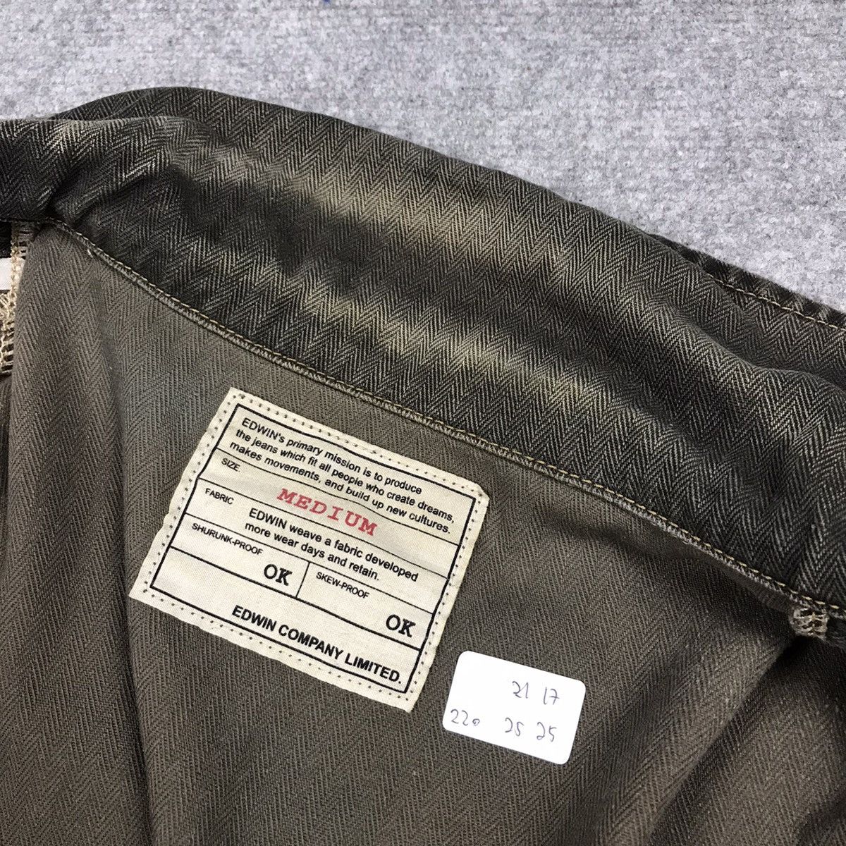 Edwin × If Six Was Nine × Tornado Mart DOUBLE COLLAR BLACK FADED EDWIN JAPAN PUNK STYLE JACKET Size US M / EU 48-50 / 2 - 17 Thumbnail