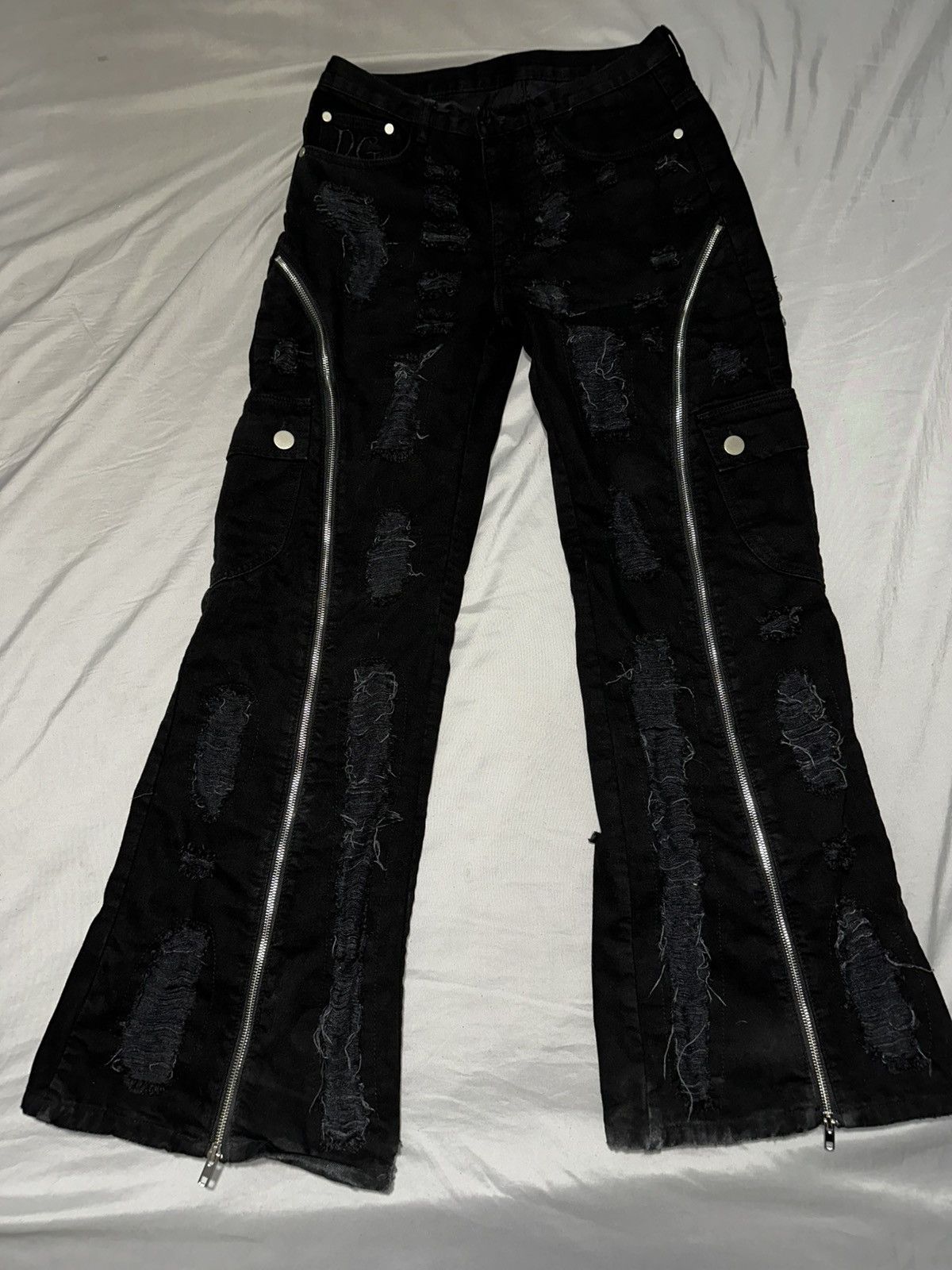 Japanese Brand Nebulic Distressed Jeans Size US 32 / EU 48 - 4 Thumbnail