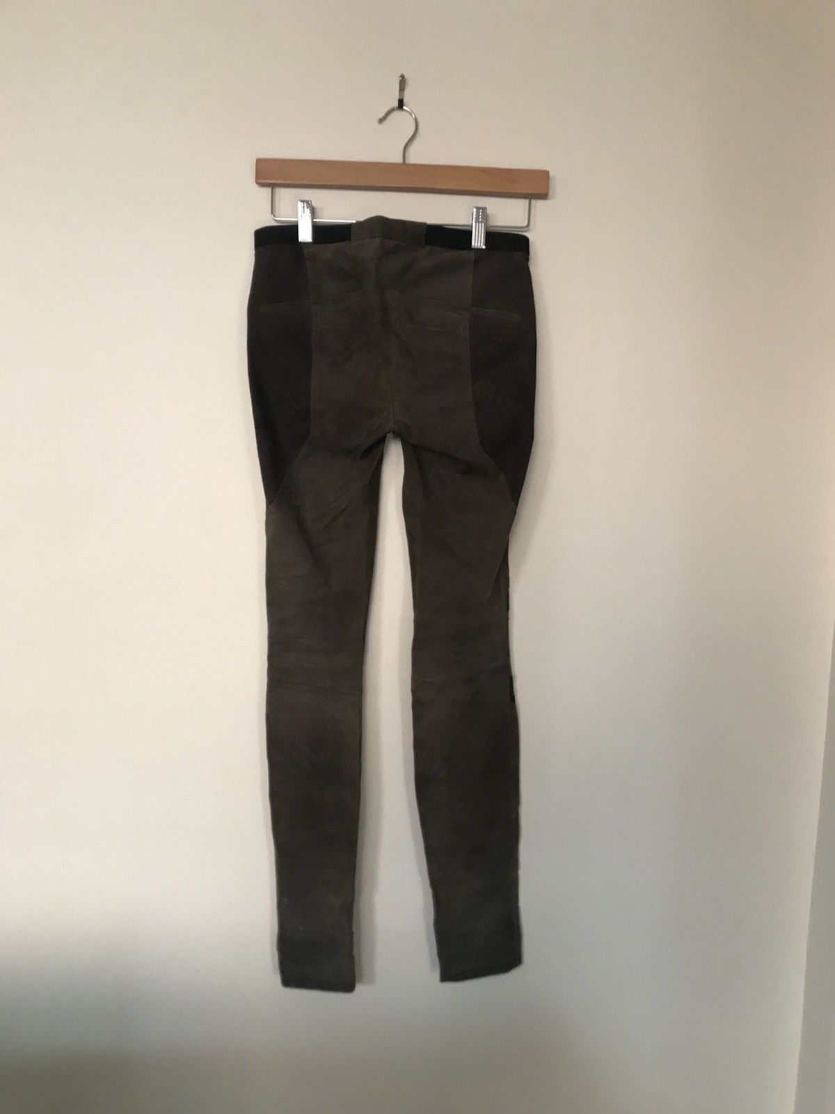 Helmut Lang Vintage Helmut Lang Lambskin Suede Pants Size 25" / US 0 / IT 36 - 2 Thumbnail