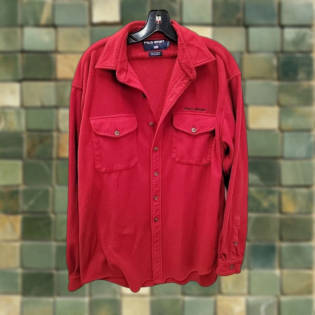 Vintage VINTAGE Polo Sport Mountaineer Shirt Button Up L Men's Red Size US L / EU 52-54 / 3 - 1 Thumbnail