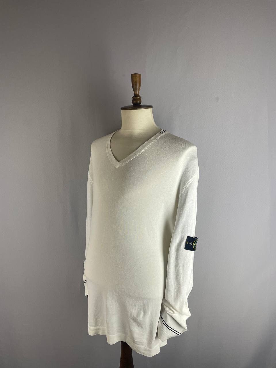 Stone Island Stone Island Crewneck Sweatshirt White Size US XXL / EU 58 / 5 - 1 Thumbnail