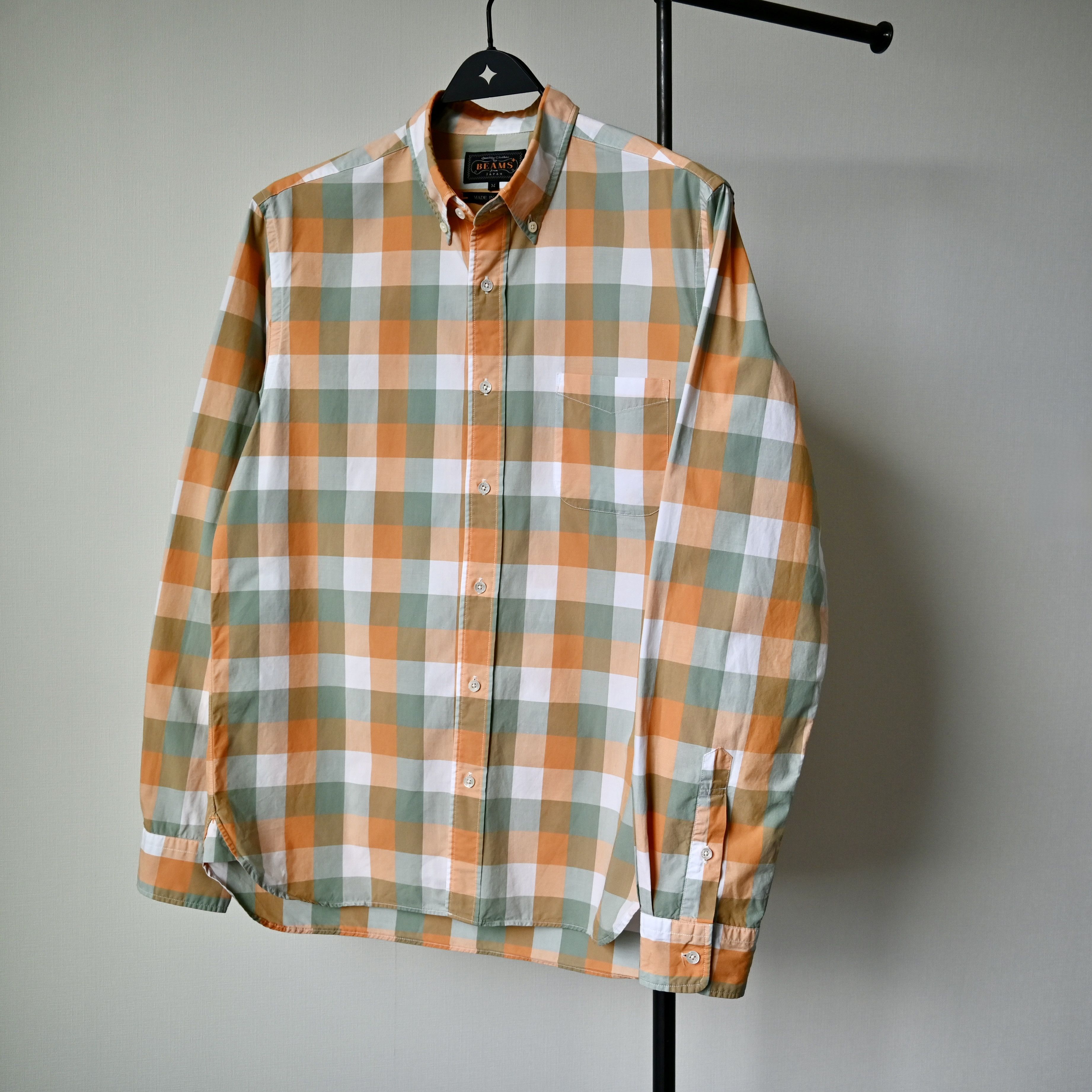 Beams Plus BEAMS Plus cotton broad BD shirt, plaid, made in Japan Size US M / EU 48-50 / 2 - 18 Thumbnail