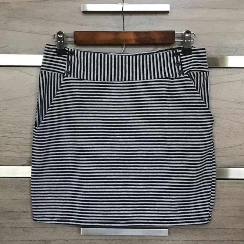 Vintage Xhilaration | Striped Mini Bodycon Skirt | Medium Size 30" / US 8 / IT 44 - 7 Thumbnail
