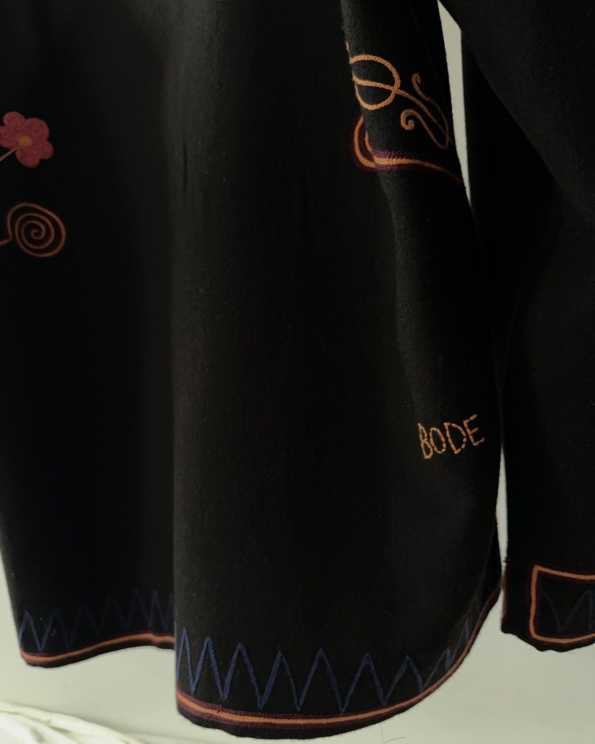 Bode Bode FW21 Rancher Embroidered Wool Pullover – NWT Size US M / EU 48-50 / 2 - 7 Thumbnail