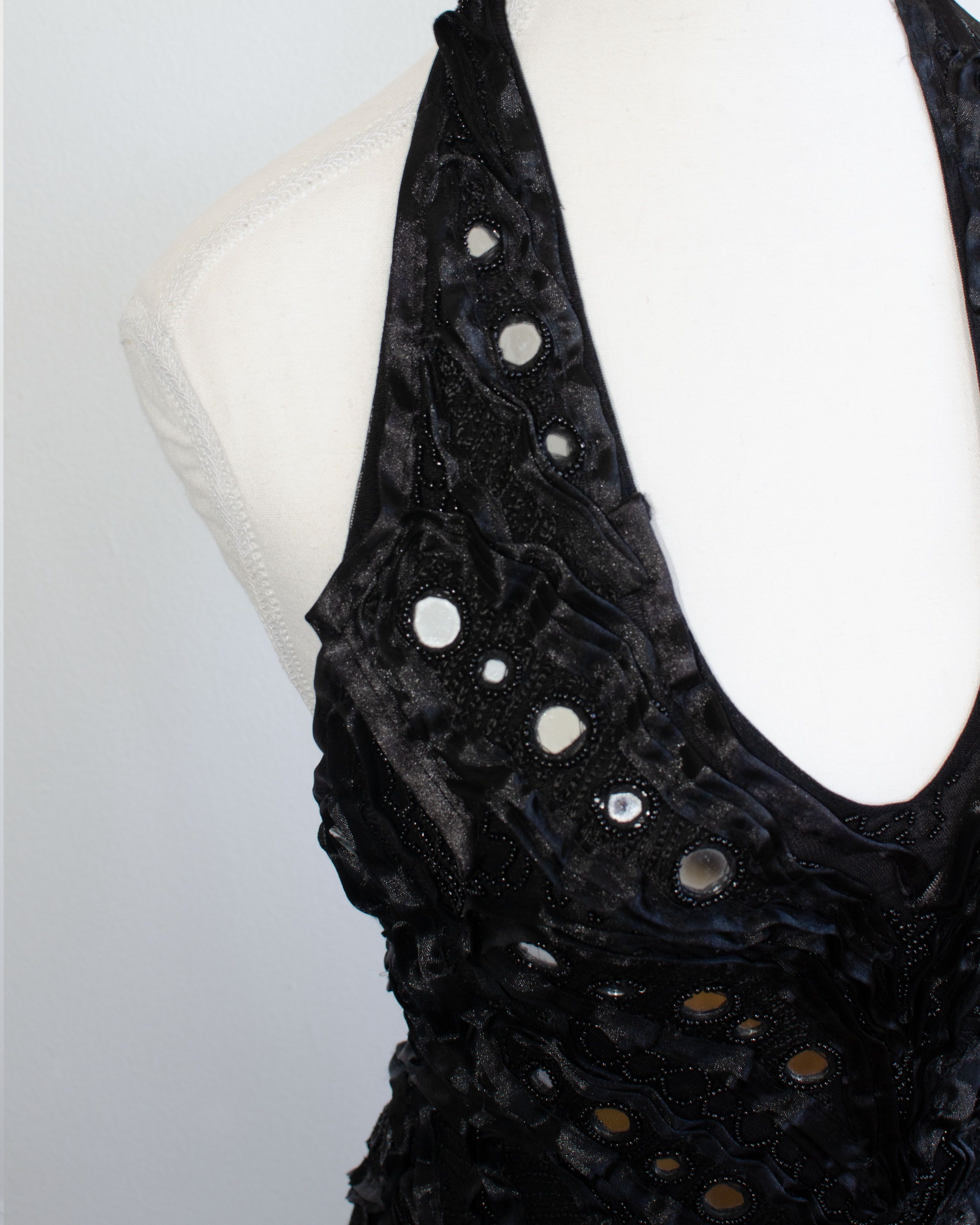 Elisabetta Franchi Halter Mini Dress Size M / US 6-8 / IT 42-44 - 3 Thumbnail