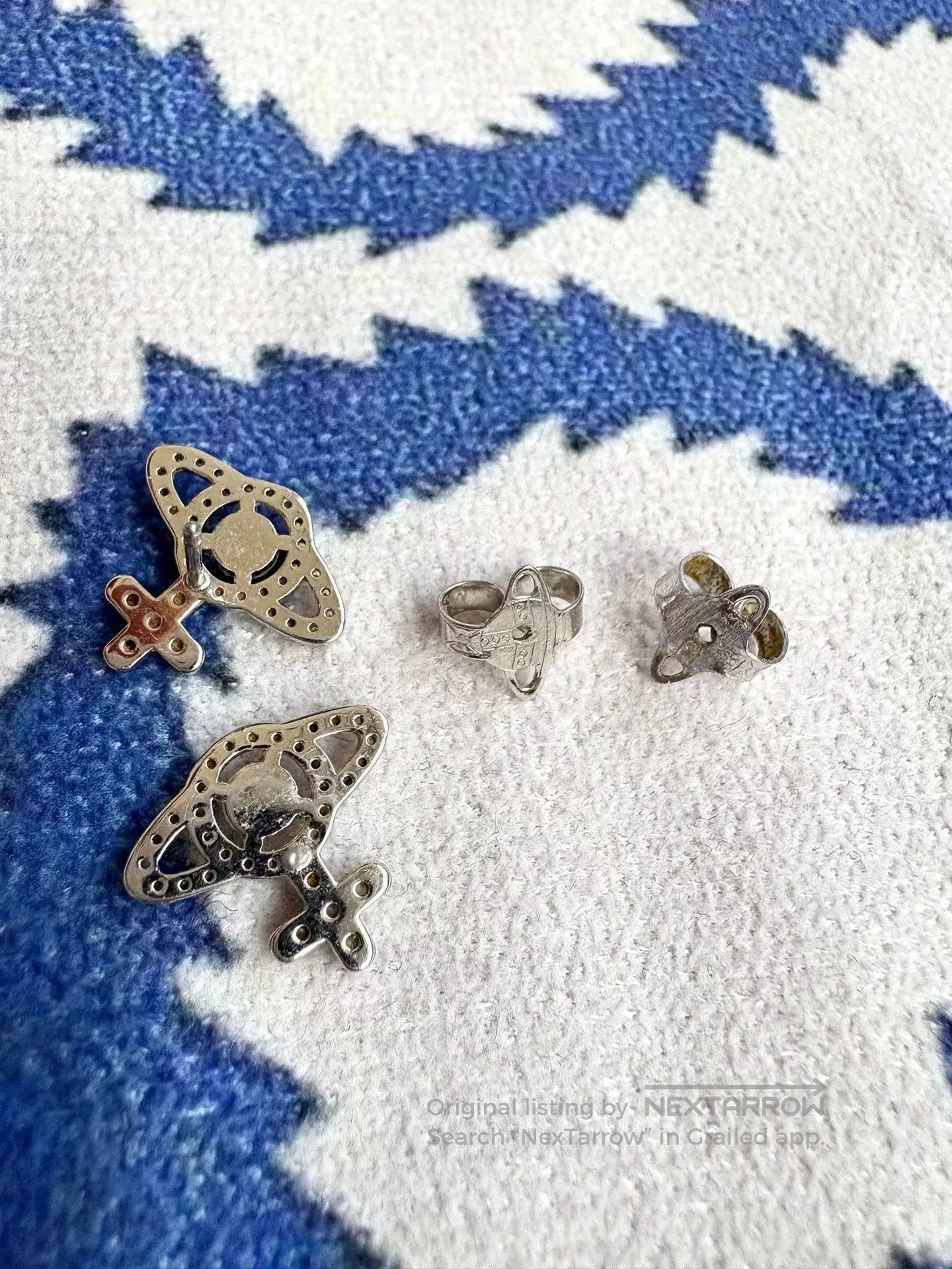 Vivienne Westwood vivienne westwood opal saturn earrings. Size ONE SIZE - 3 Thumbnail