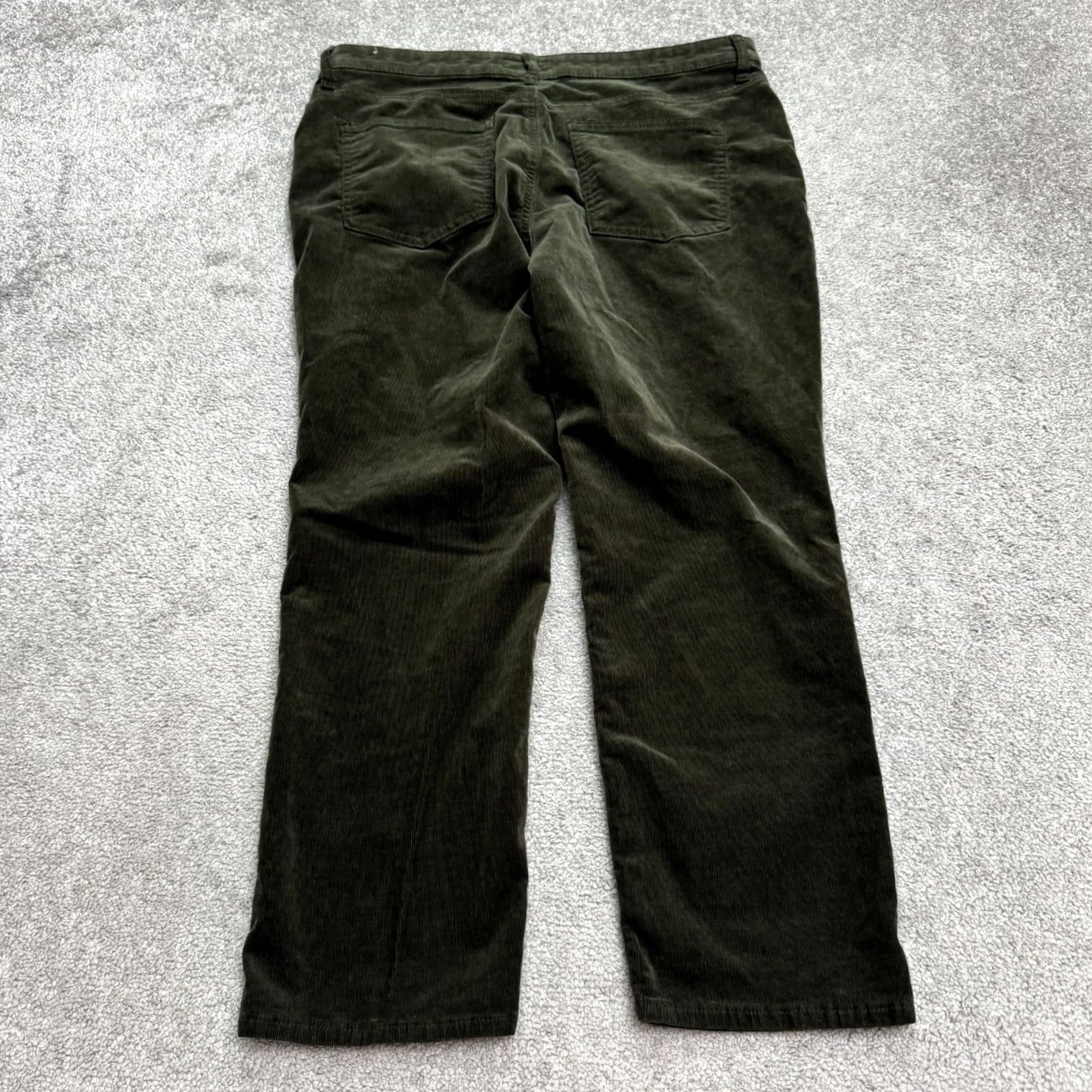 Vintage KUT From The Kloth Mom Jean Corduroy High Rise Womens Green 12P Size 34" / US 12 / IT 48 - 2 Thumbnail