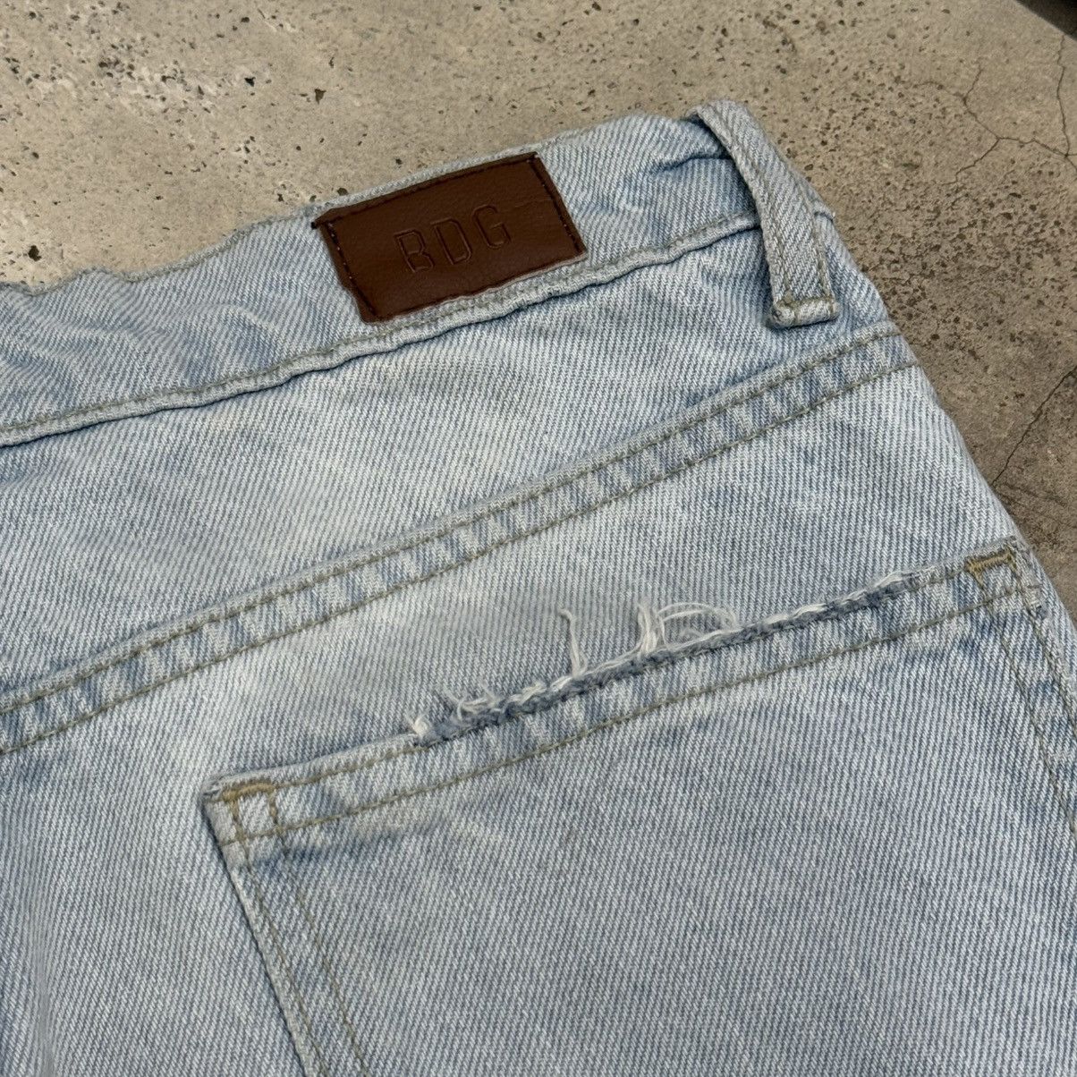 Bdg BDG Wide Leg Lightwash Distressed Denim Pants Size 25" / US 0 / IT 36 - 13 Thumbnail