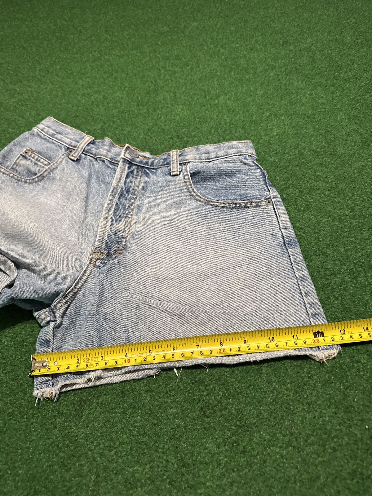 American Eagle Outfitters American Eagle Jorts Button Fly 5” Cutoff 30 Denim Shorts Size 28" / US 6 / IT 42 - 7 Thumbnail