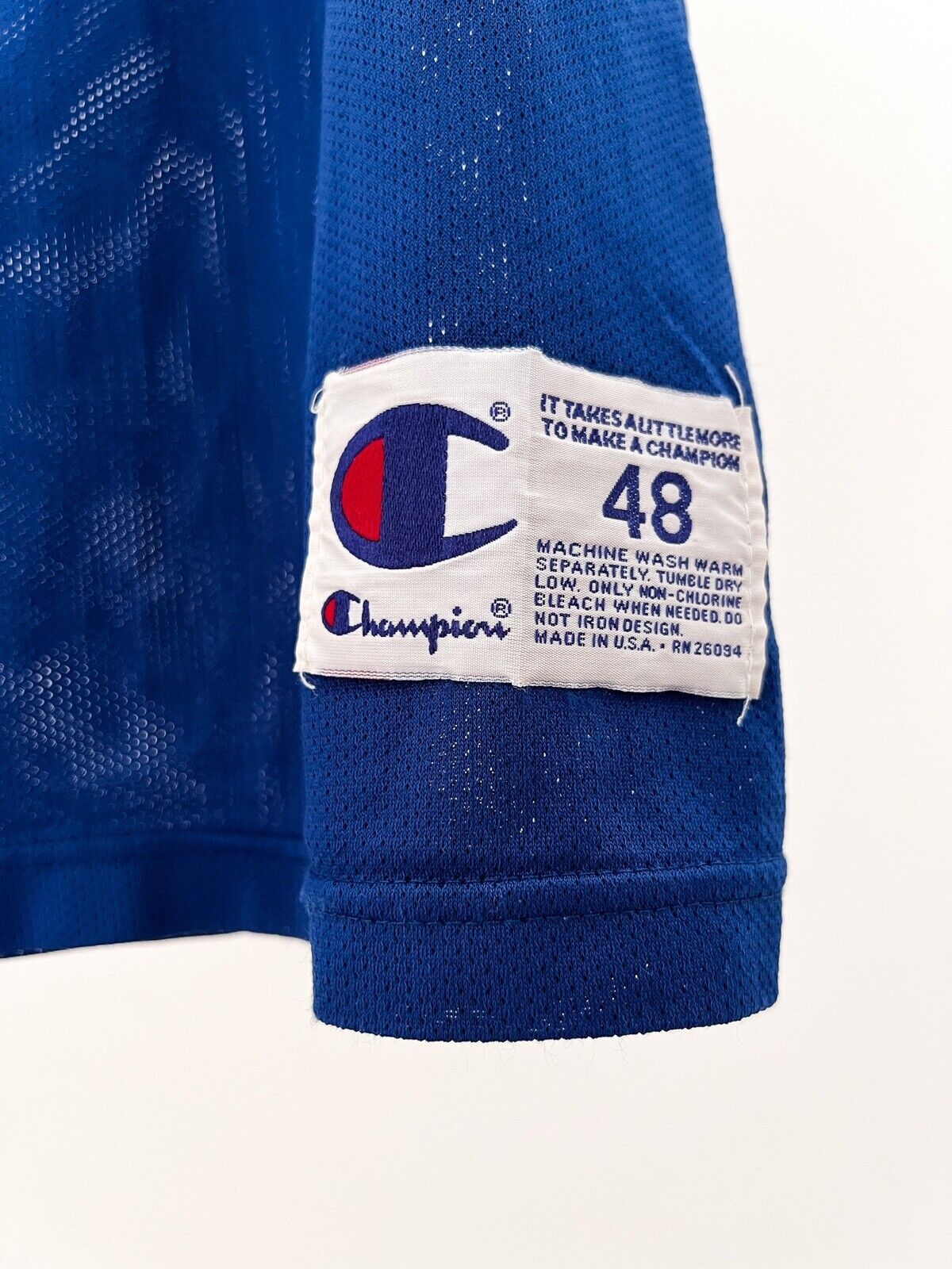 Champion Wilt Chamberlain - LA Lakers - Blue Script Champion Jersey Size US XL / EU 56 / 4 - 7 Thumbnail