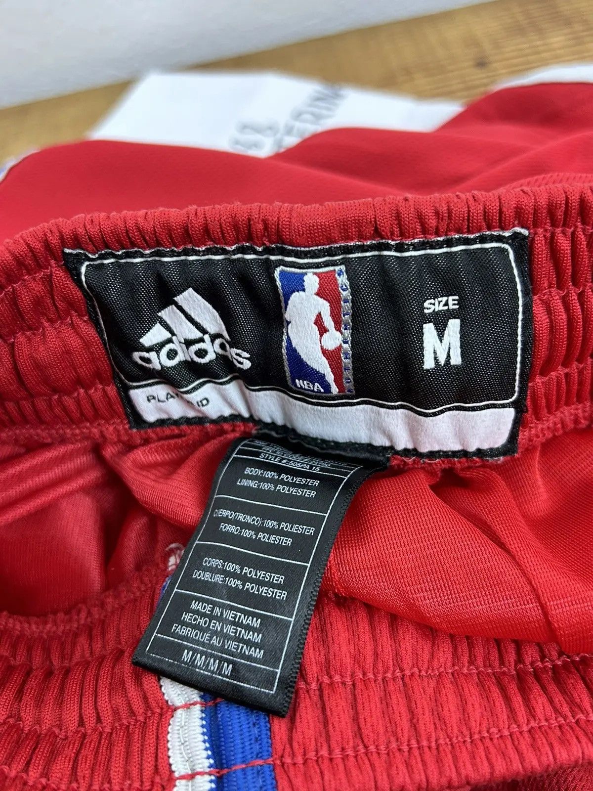 Adidas Adidas NBA Los Angeles LA Clippers 2015 Swingman Shorts Size US 32 / EU 48 - 9 Thumbnail