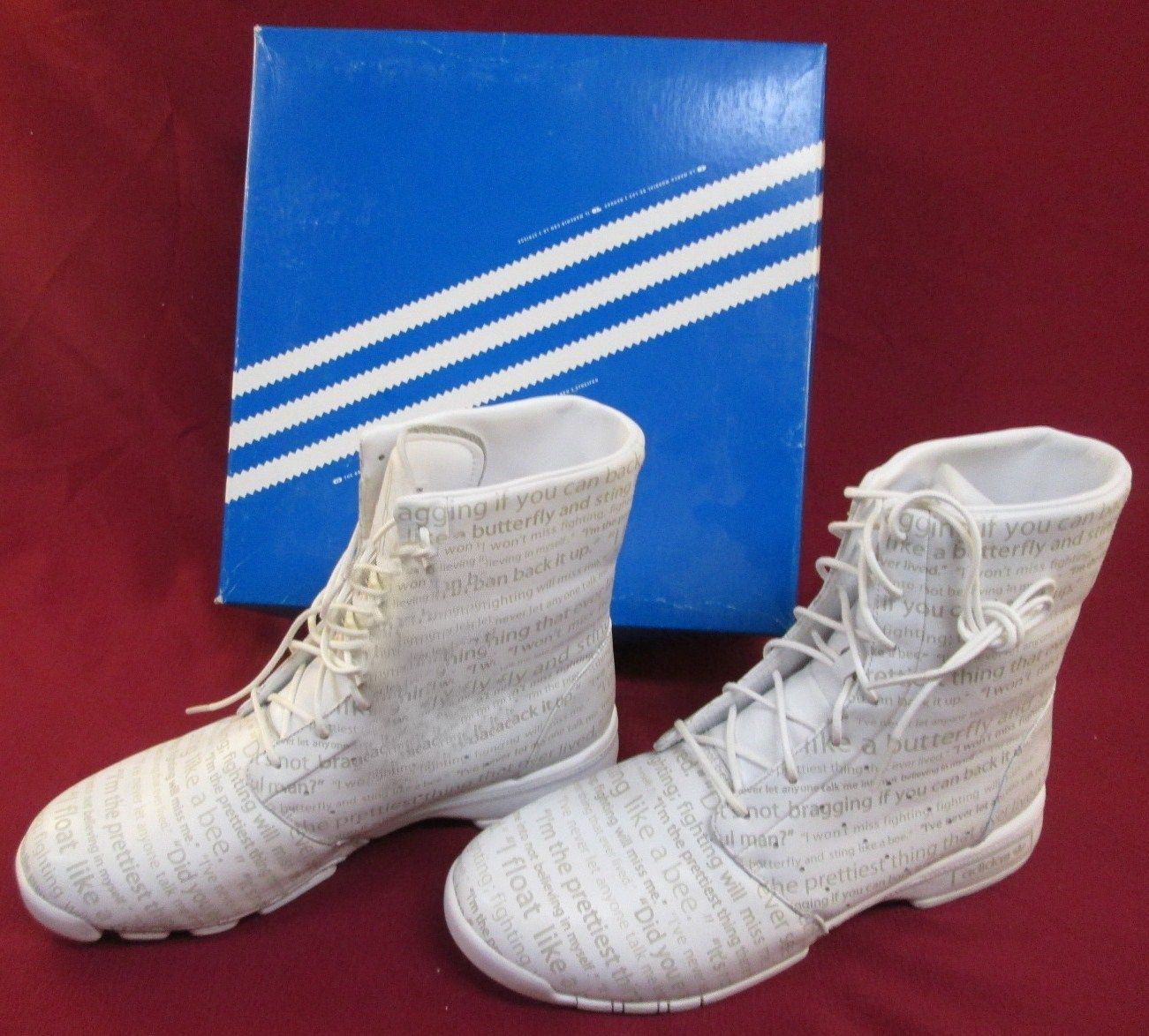 Adidas ADIDAS Muhammad Ali boots 2005 vintage boxing 2000s Y2K 11,5 Size US 11.5 / EU 44-45 - 1 Thumbnail
