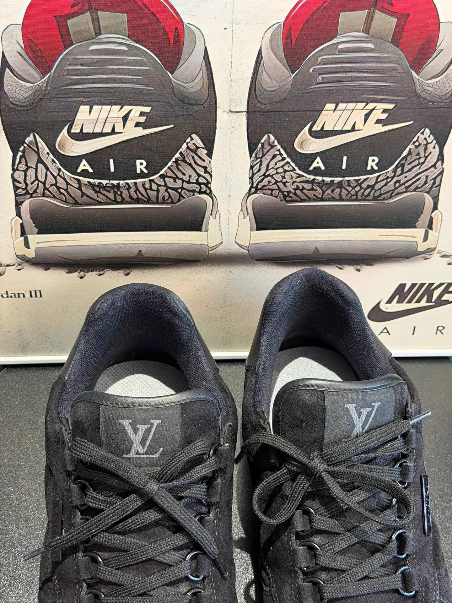 Louis Vuitton LV Trainer Black UK8 (42) 1A5YSD Size US 9 / EU 42 - 3 Thumbnail