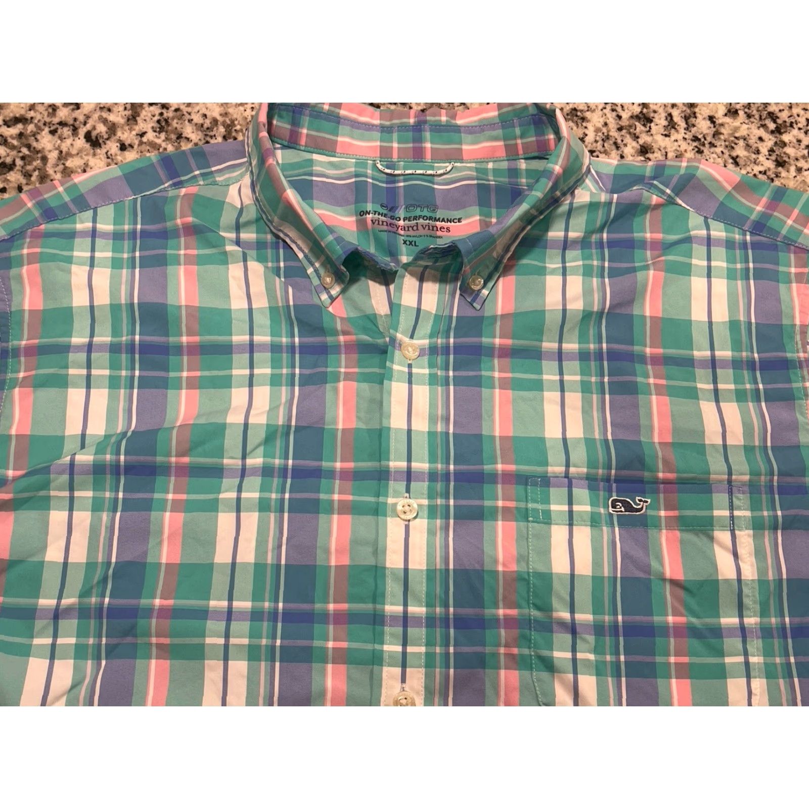 Vineyard Vines Vineyard Vines Shirt Men 2XL Button-Down Multicolor OTG Performance Quick-Dry Moisture-Wicking Golf Tennis Preppy Mens Size US XXL / EU 58 / 5 - 5 Thumbnail