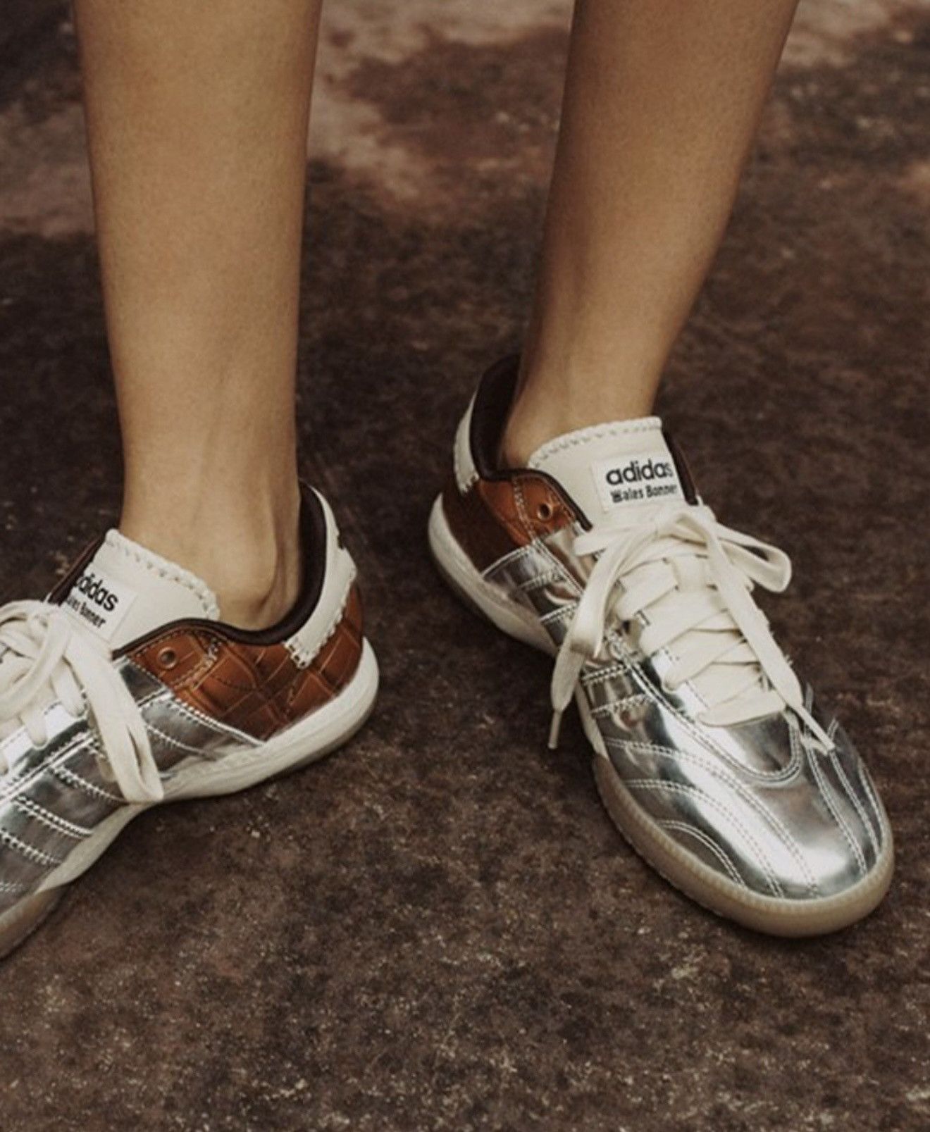 adidas gazelle silver green womens Wales Bonner x Samba 'Studded Pack