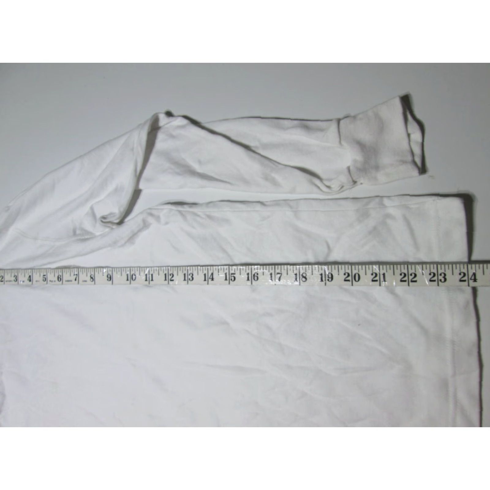 Vintage Katherine Bishop Sweatshirt Women M White Long Sleeve Turtleneck Cotton Blend Pullover NWT Size M / US 6-8 / IT 42-44 - 6 Thumbnail
